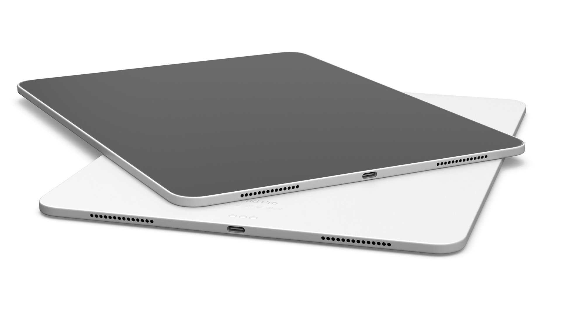 3D Silver Apple IPad Pro 2024 13 Inch Off model