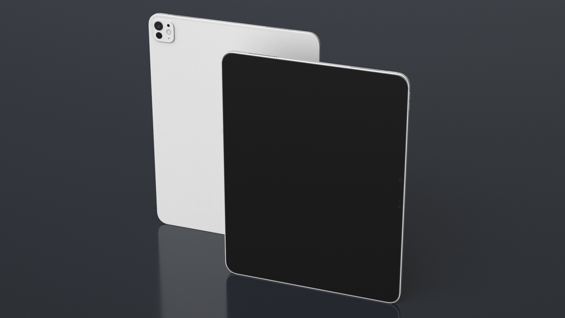 3D Silver Apple IPad Pro 2024 13 Inch Off model