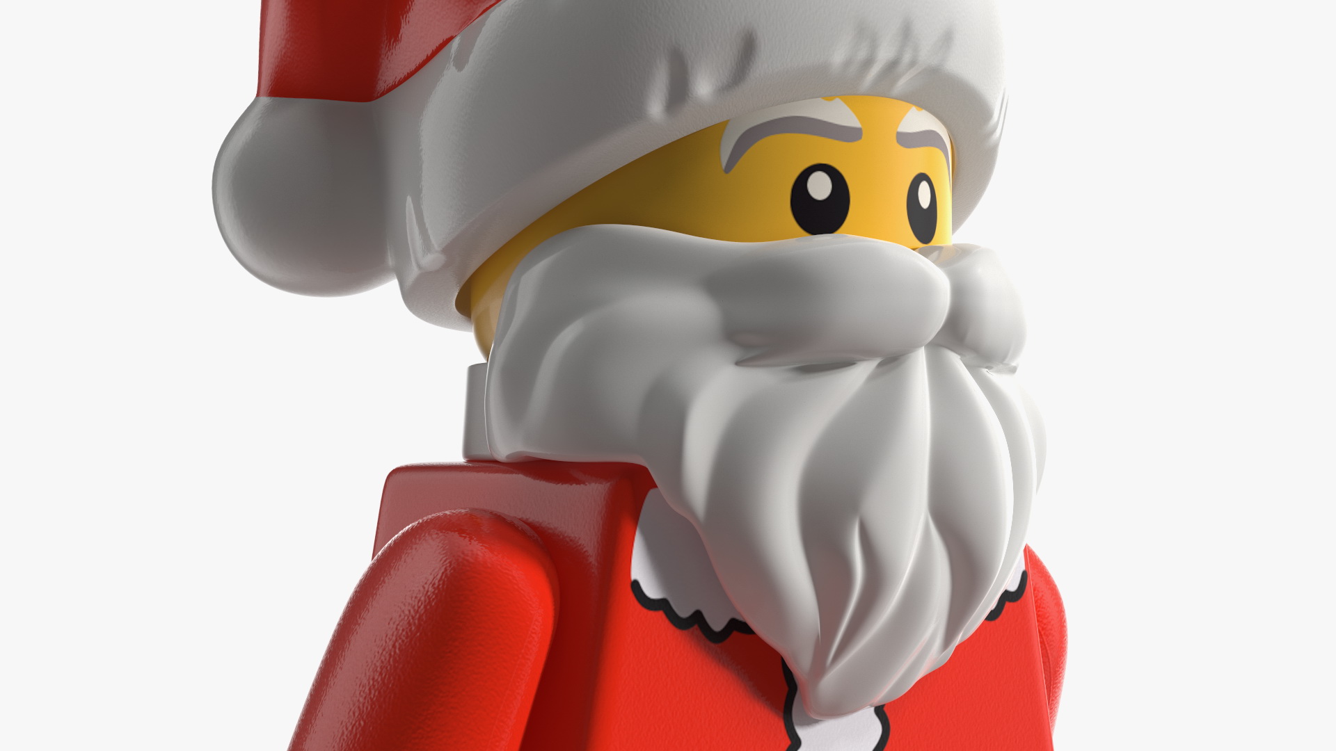 LEGO Santa Claus Minifigure 3D