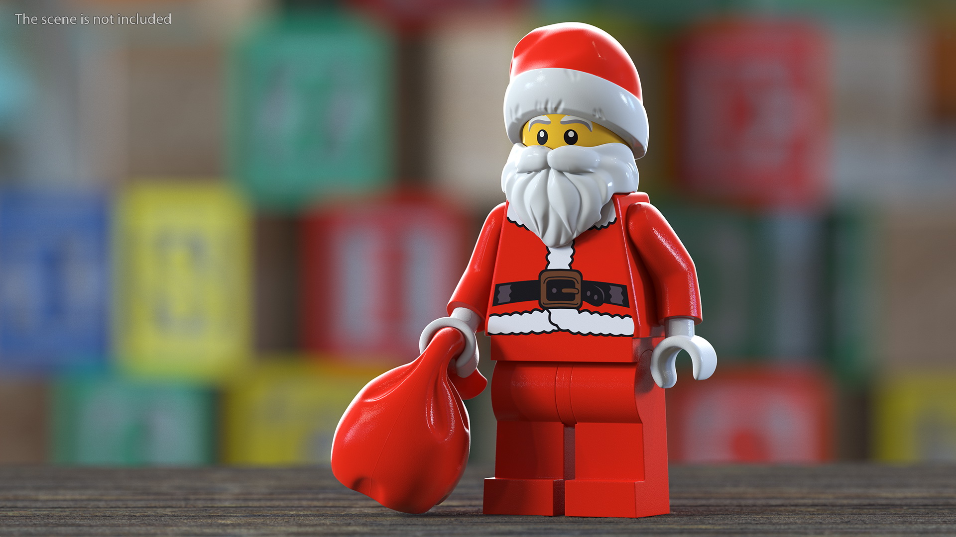 LEGO Santa Claus Minifigure 3D