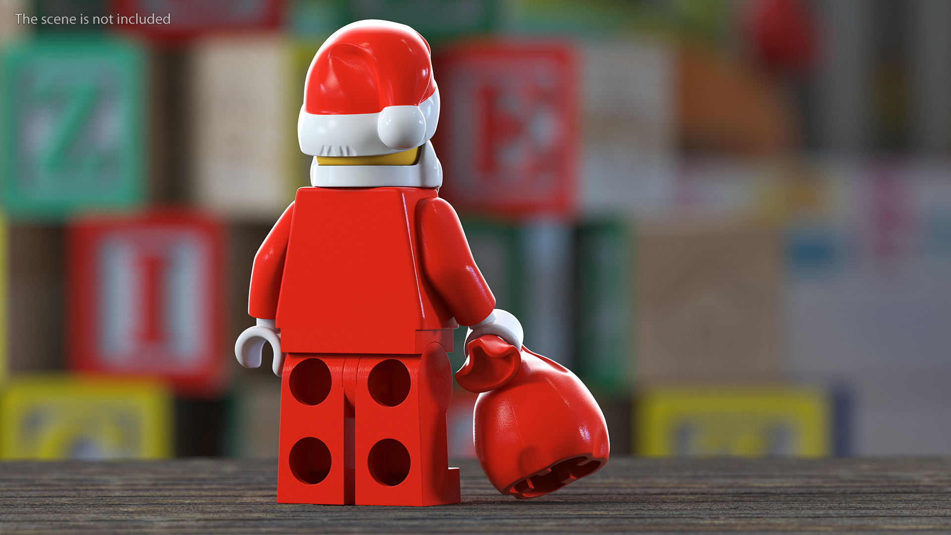 LEGO Santa Claus Minifigure 3D