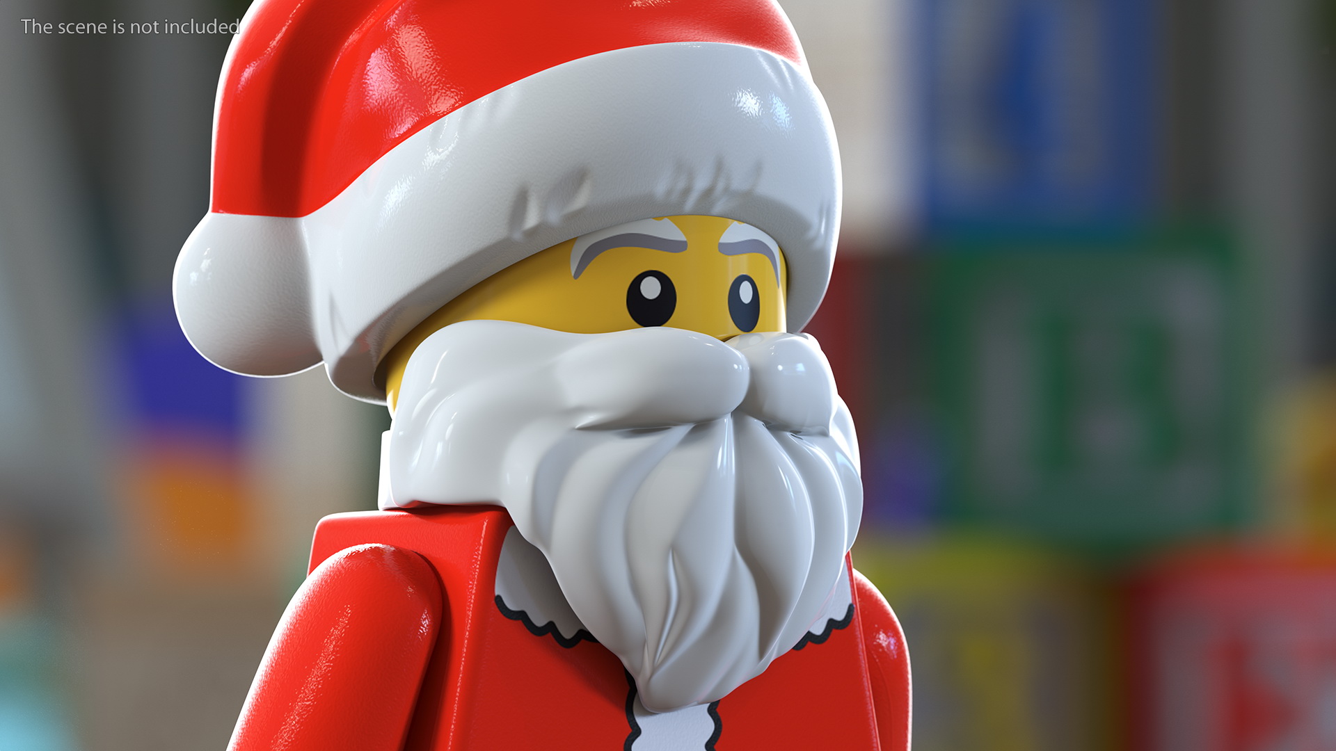 LEGO Santa Claus Minifigure 3D