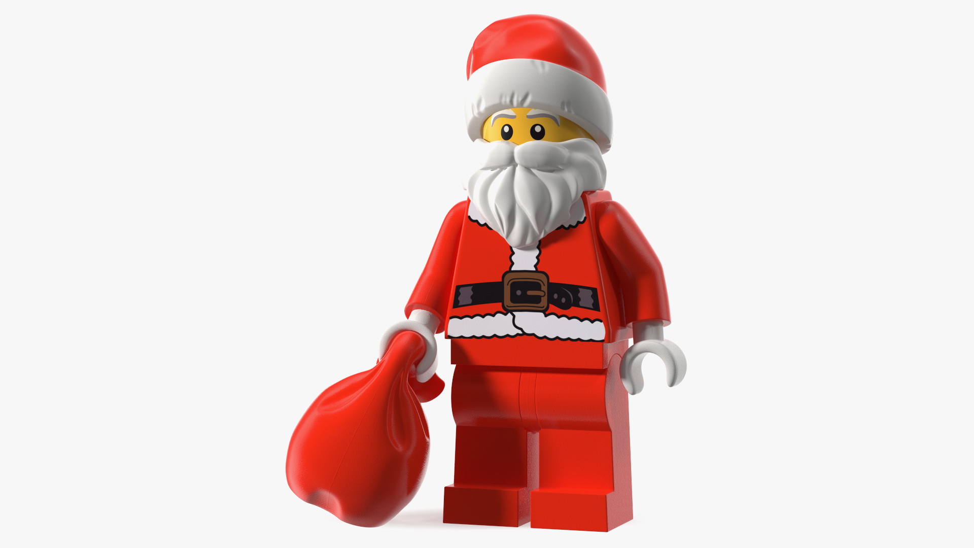 LEGO Santa Claus Minifigure 3D