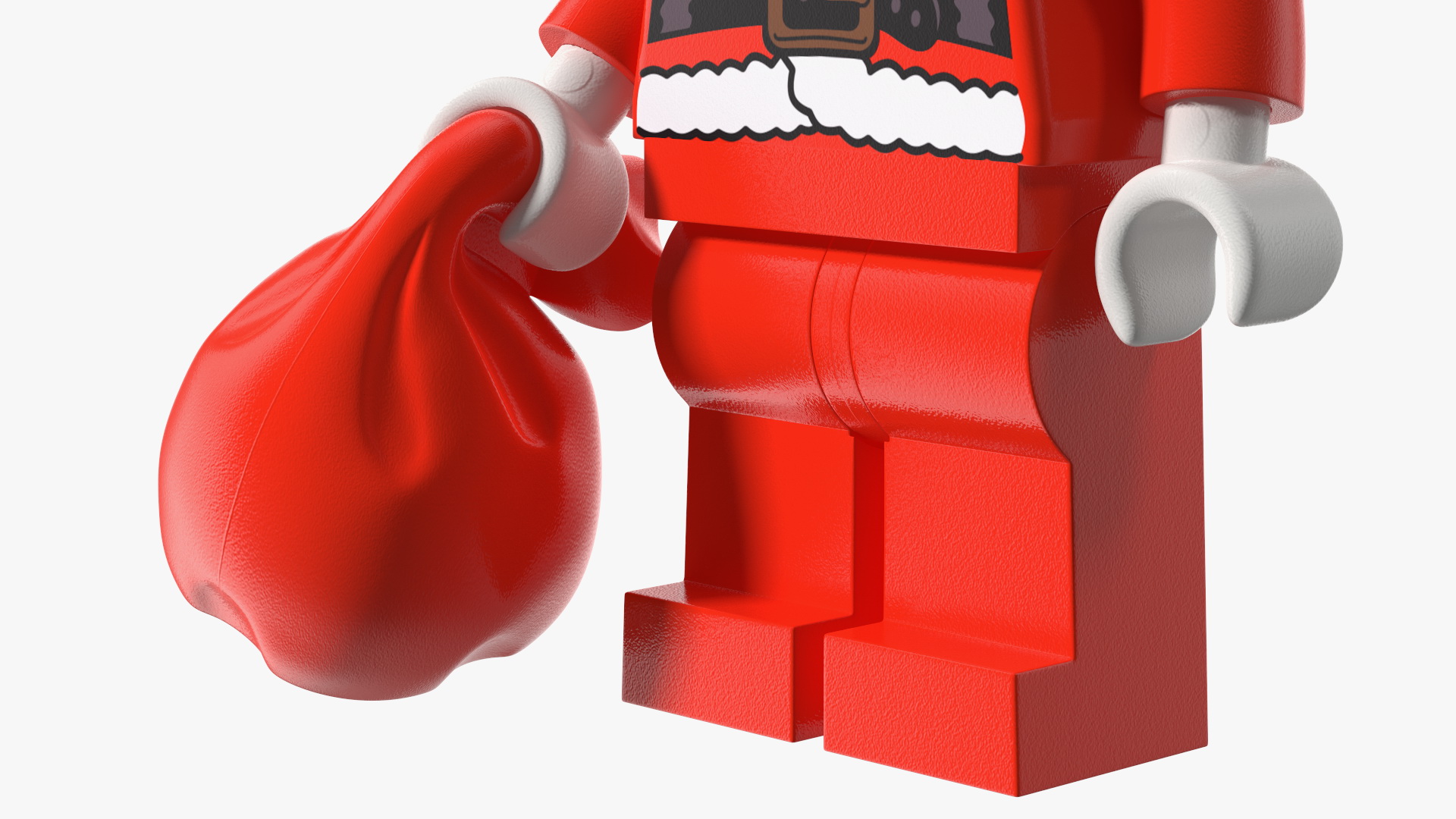 LEGO Santa Claus Minifigure 3D