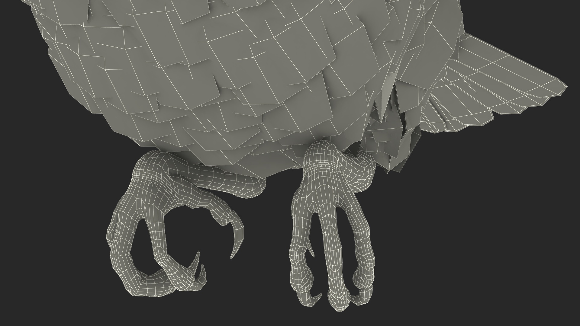 3D model House Sparrow Rigged
