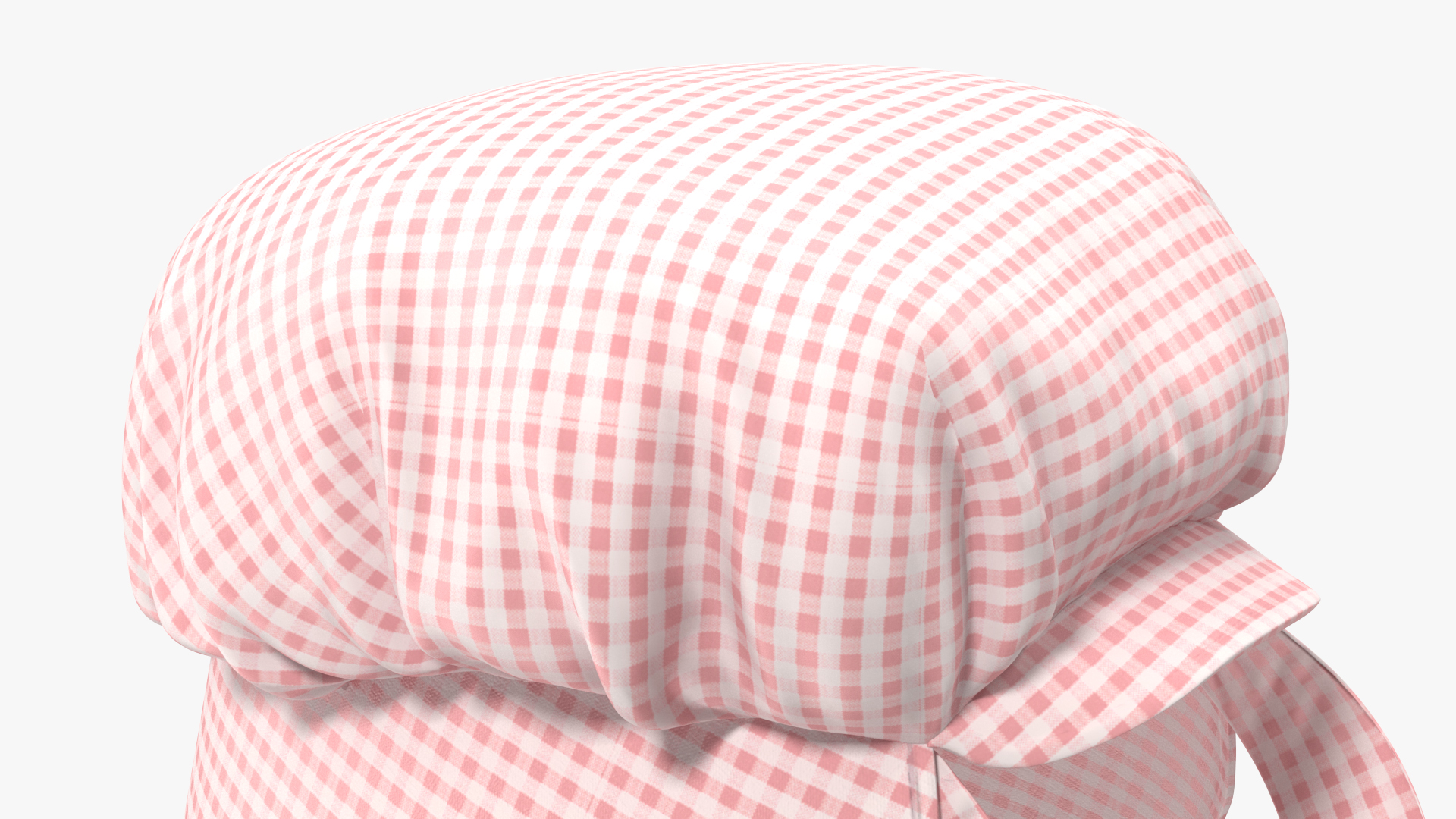 3D Cotton Bonnet Pink model