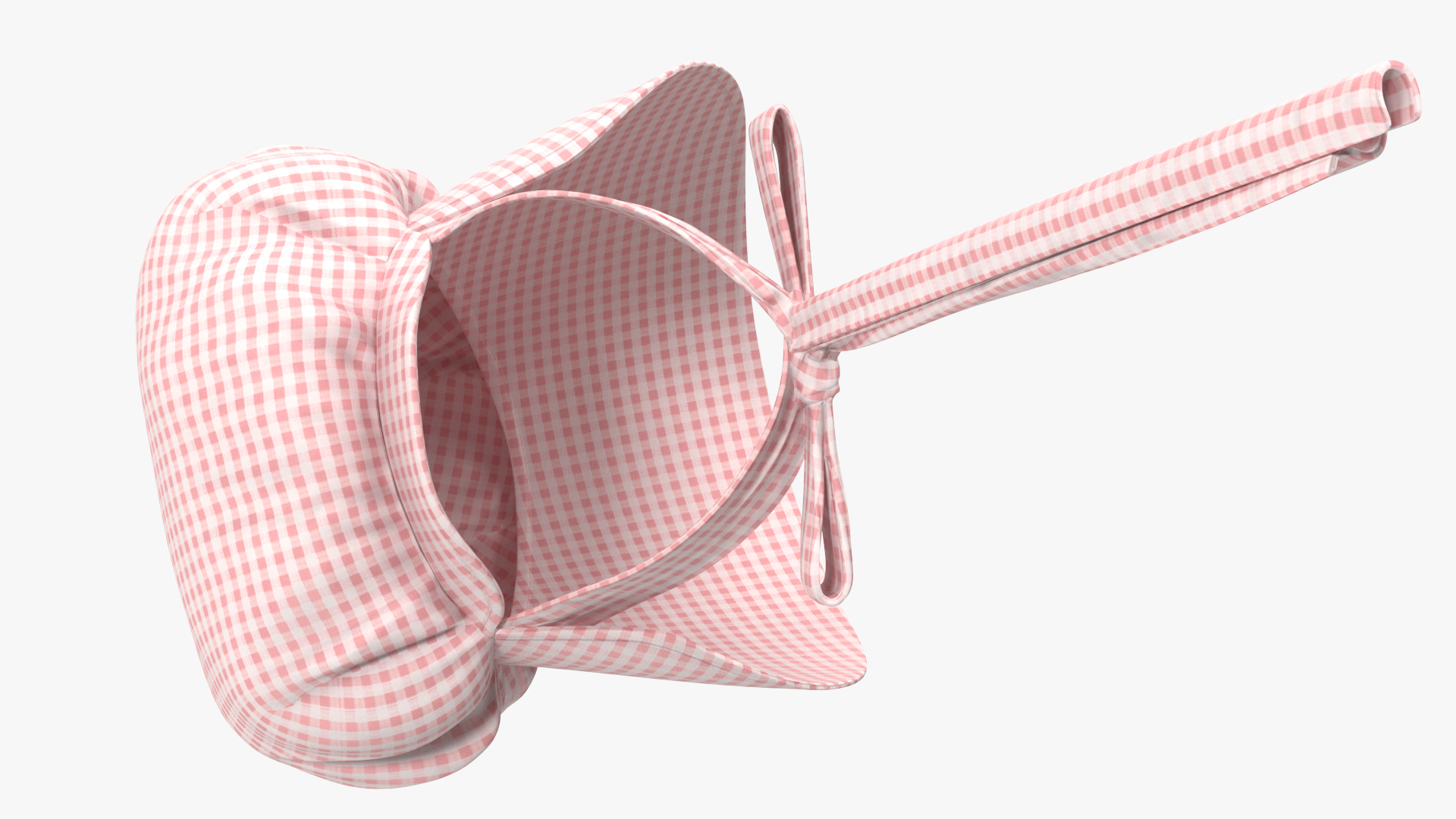 3D Cotton Bonnet Pink model