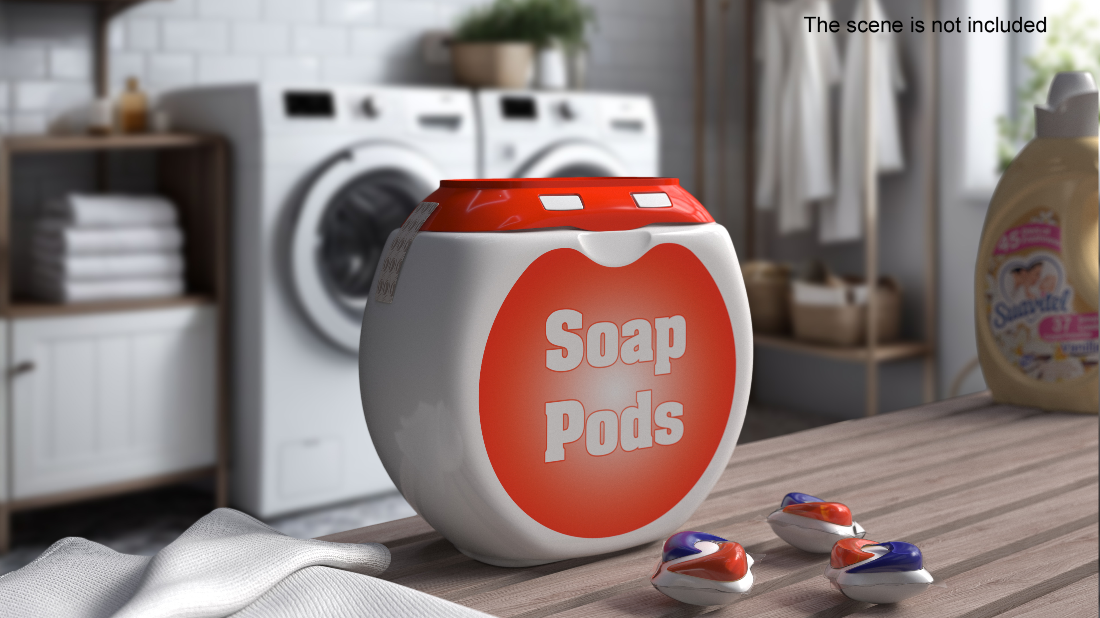 Detergent Soap Pods Pack 3D model