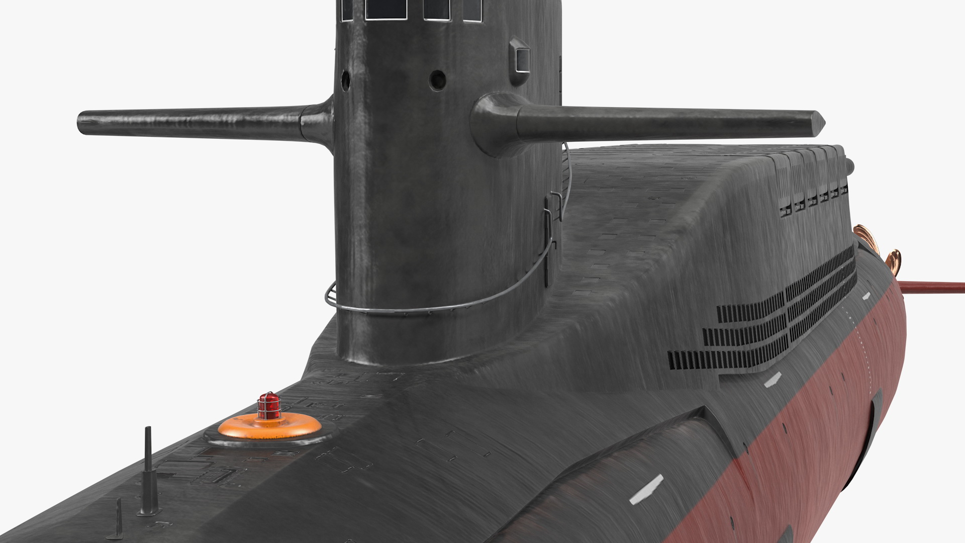 3D Jin Class Ballistic Missile Submarine Type 094 Rigged model