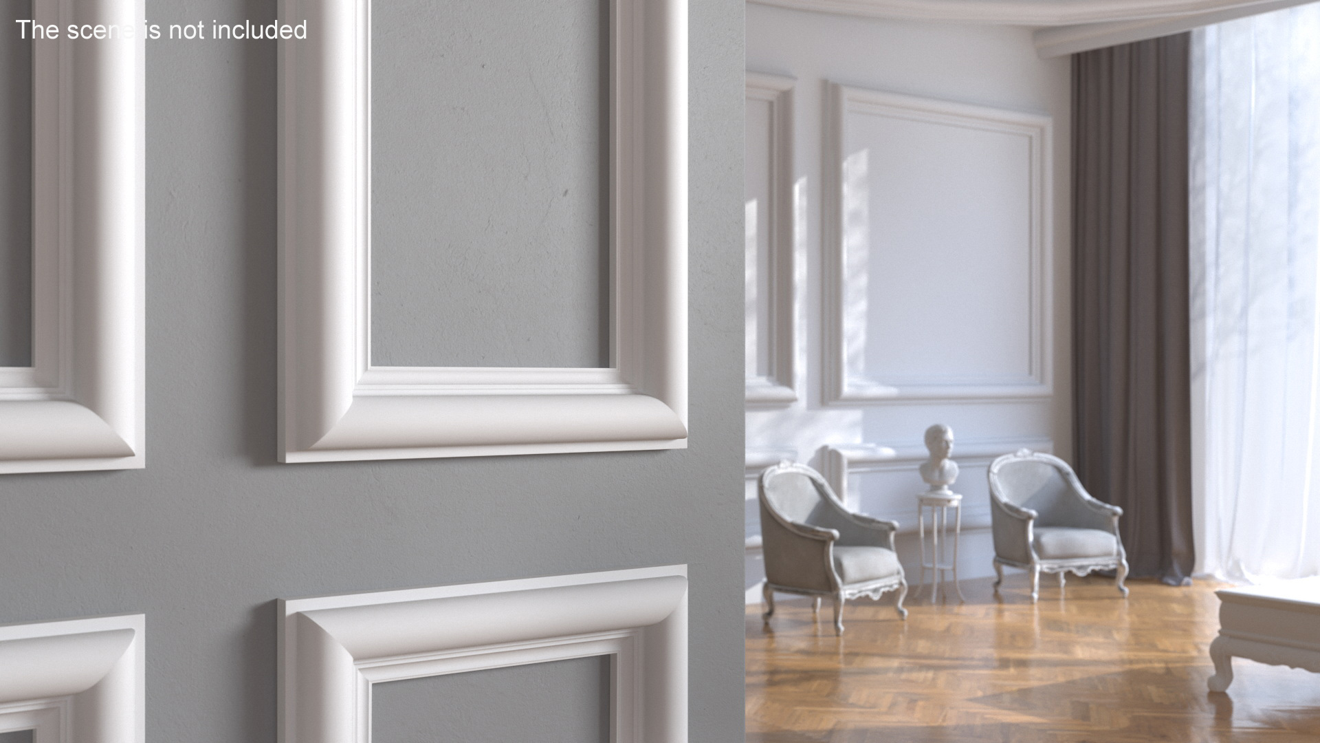 3D Architectural Molding Gypsum Type 14
