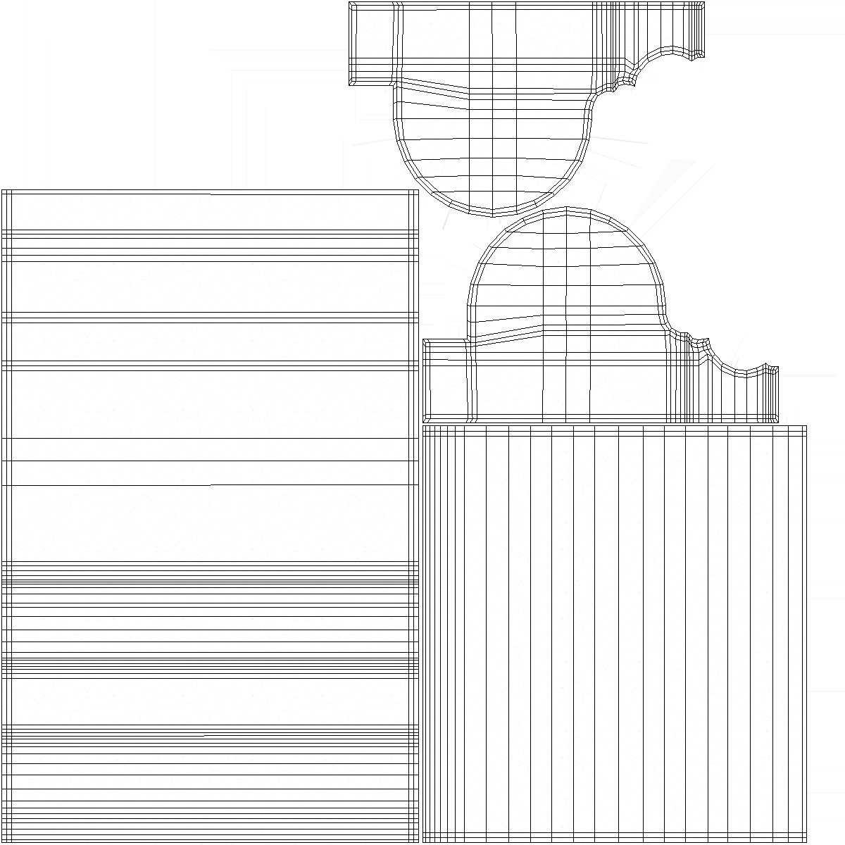 3D Architectural Molding Gypsum Type 14