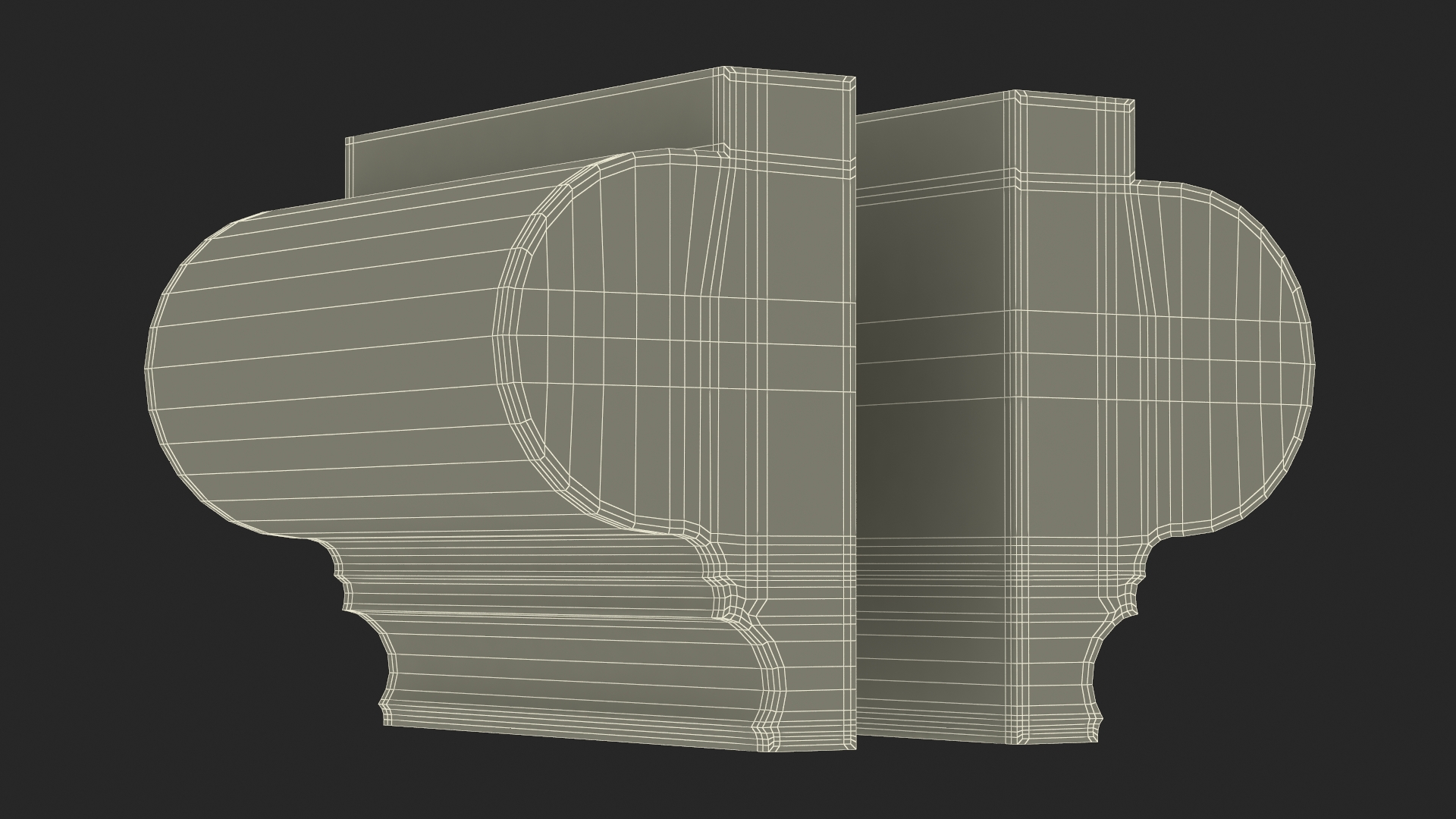3D Architectural Molding Gypsum Type 14