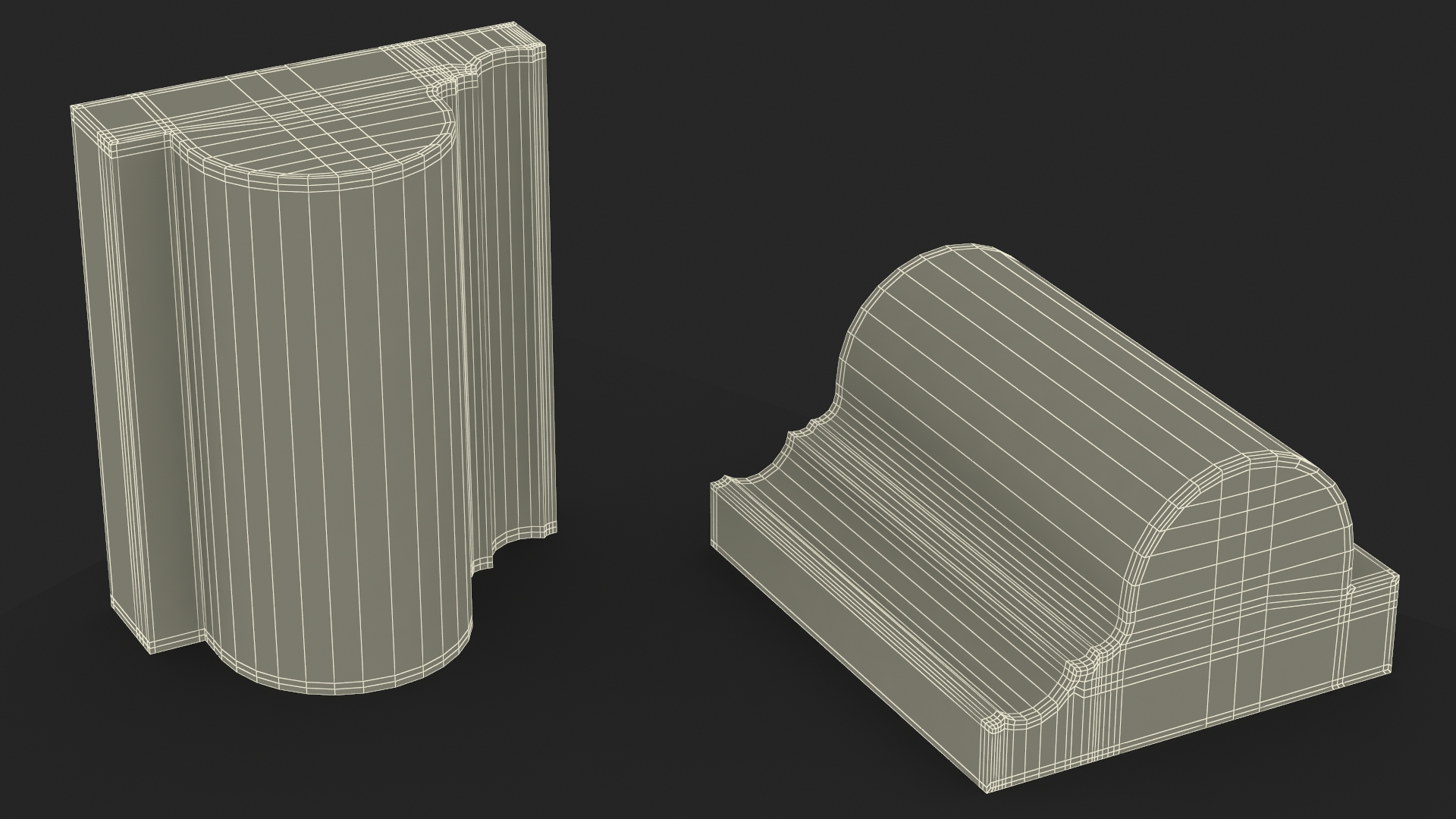 3D Architectural Molding Gypsum Type 14