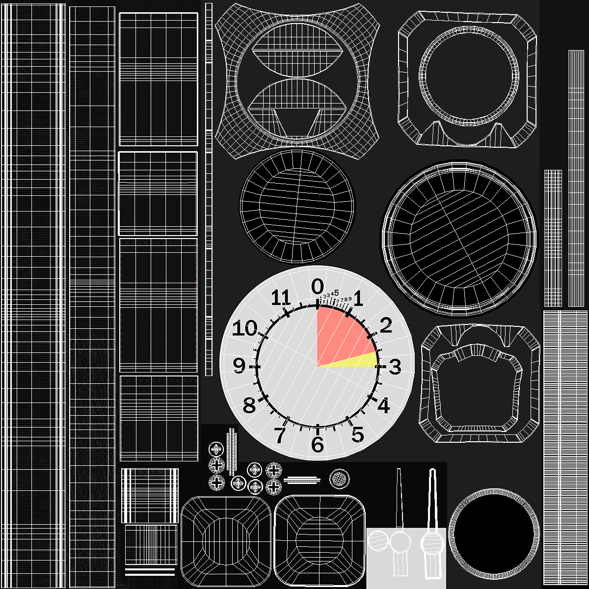 3D Analog Skydiving Altimeter