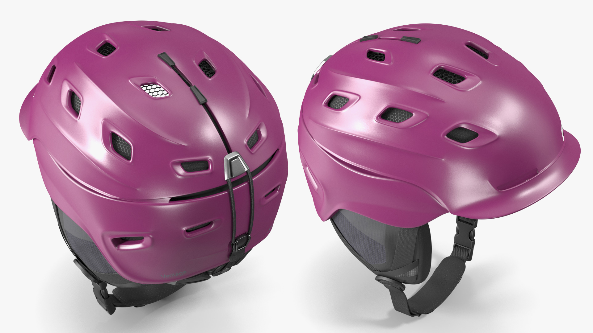 3D Smith Vantage Womens Snow Helmet Red