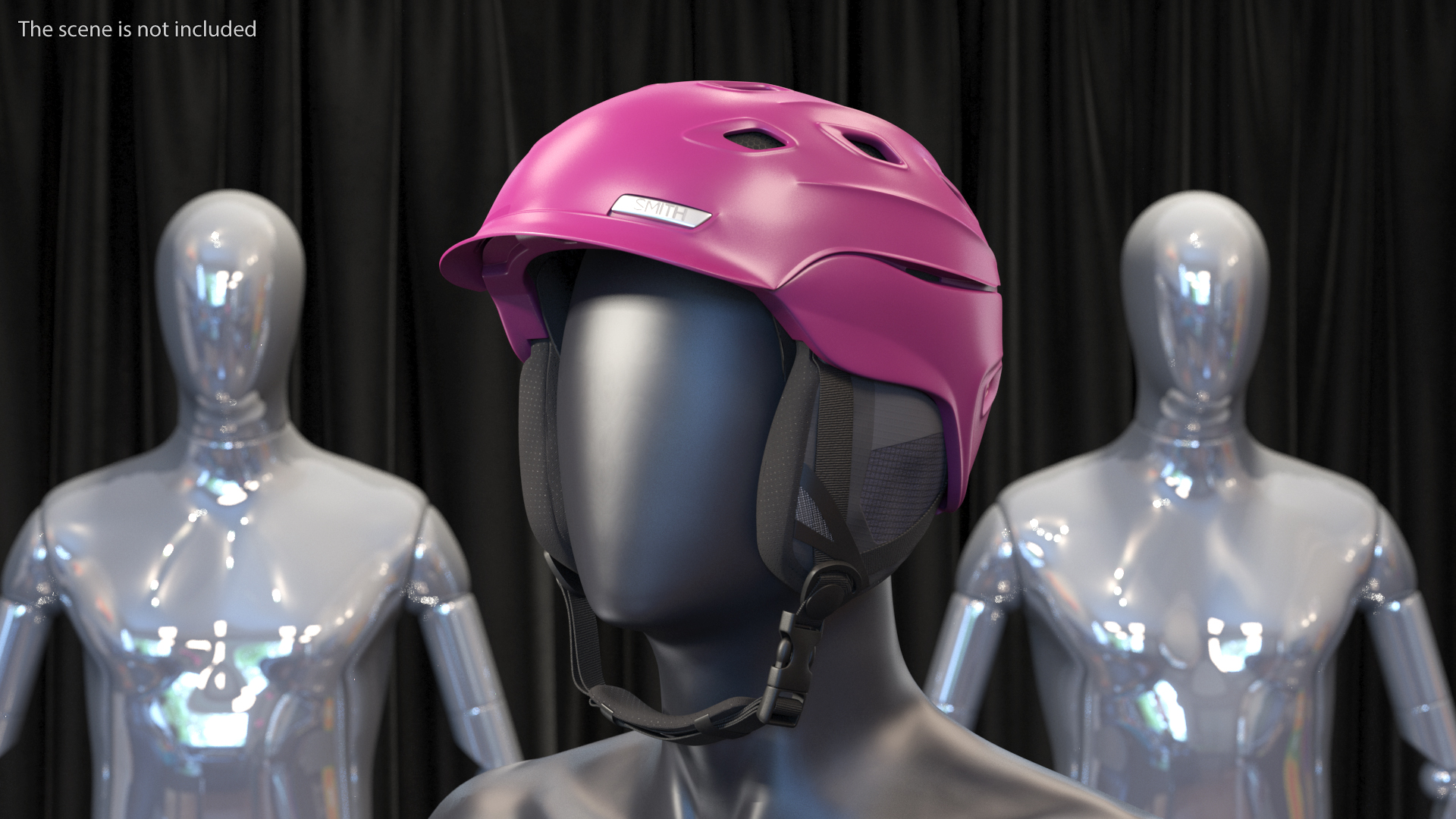 3D Smith Vantage Womens Snow Helmet Red