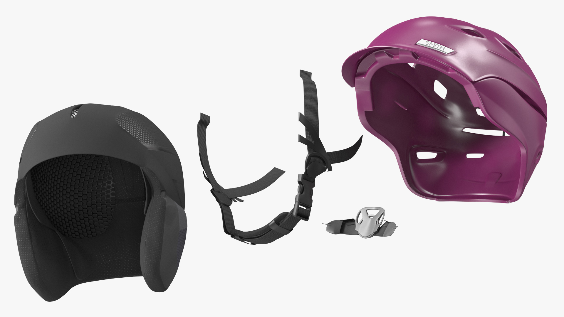 3D Smith Vantage Womens Snow Helmet Red