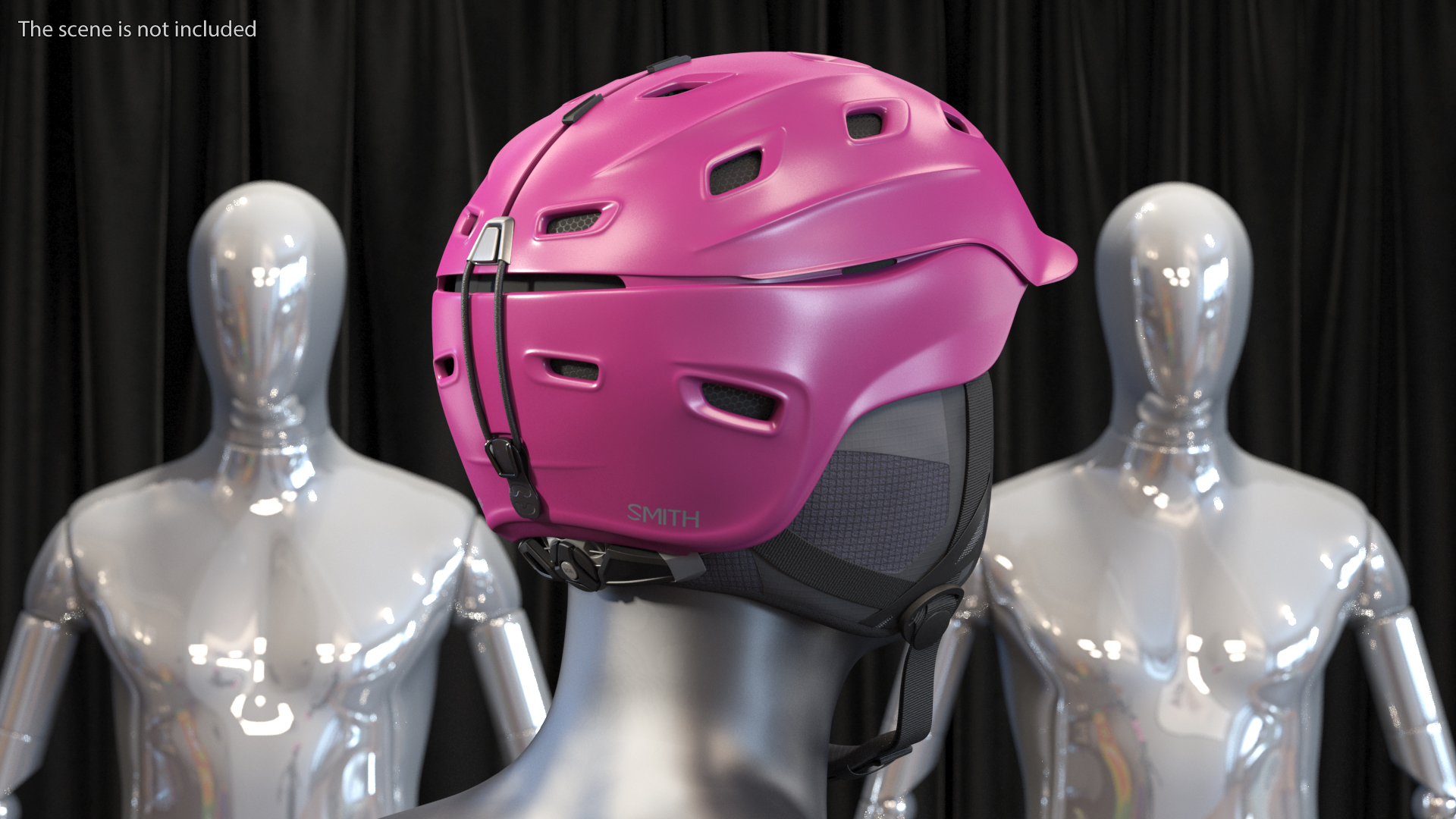3D Smith Vantage Womens Snow Helmet Red