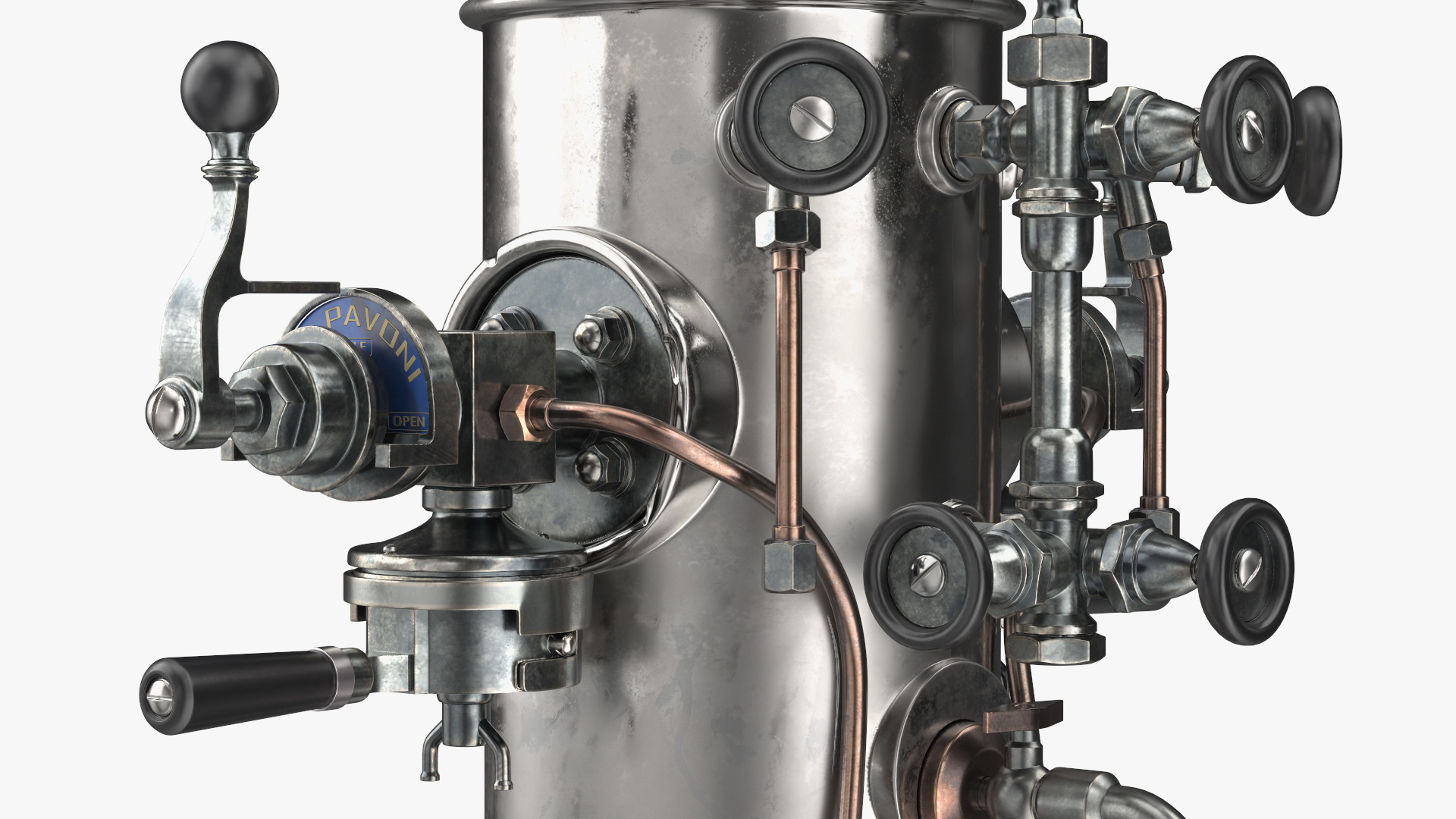 La Pavoni Vintage Espresso Machine 3D model