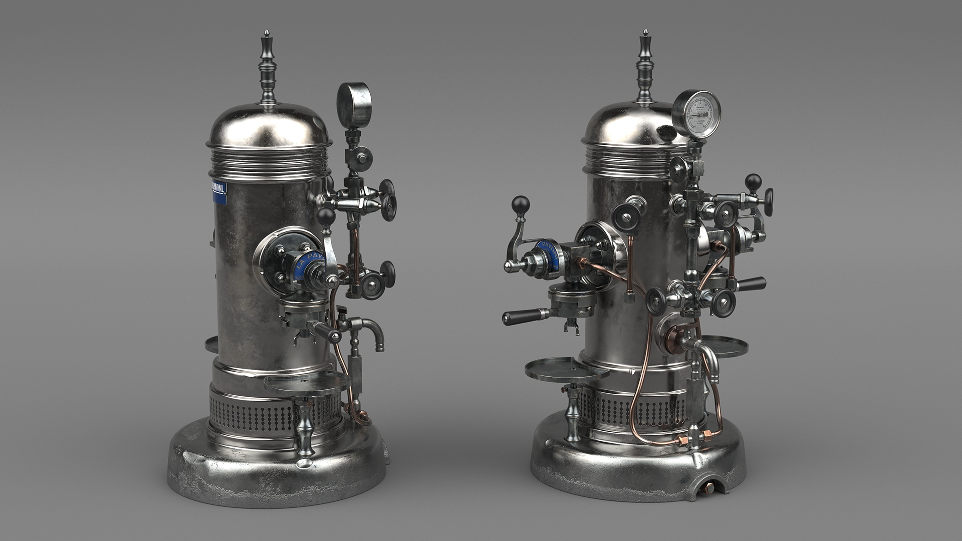 La Pavoni Vintage Espresso Machine 3D model