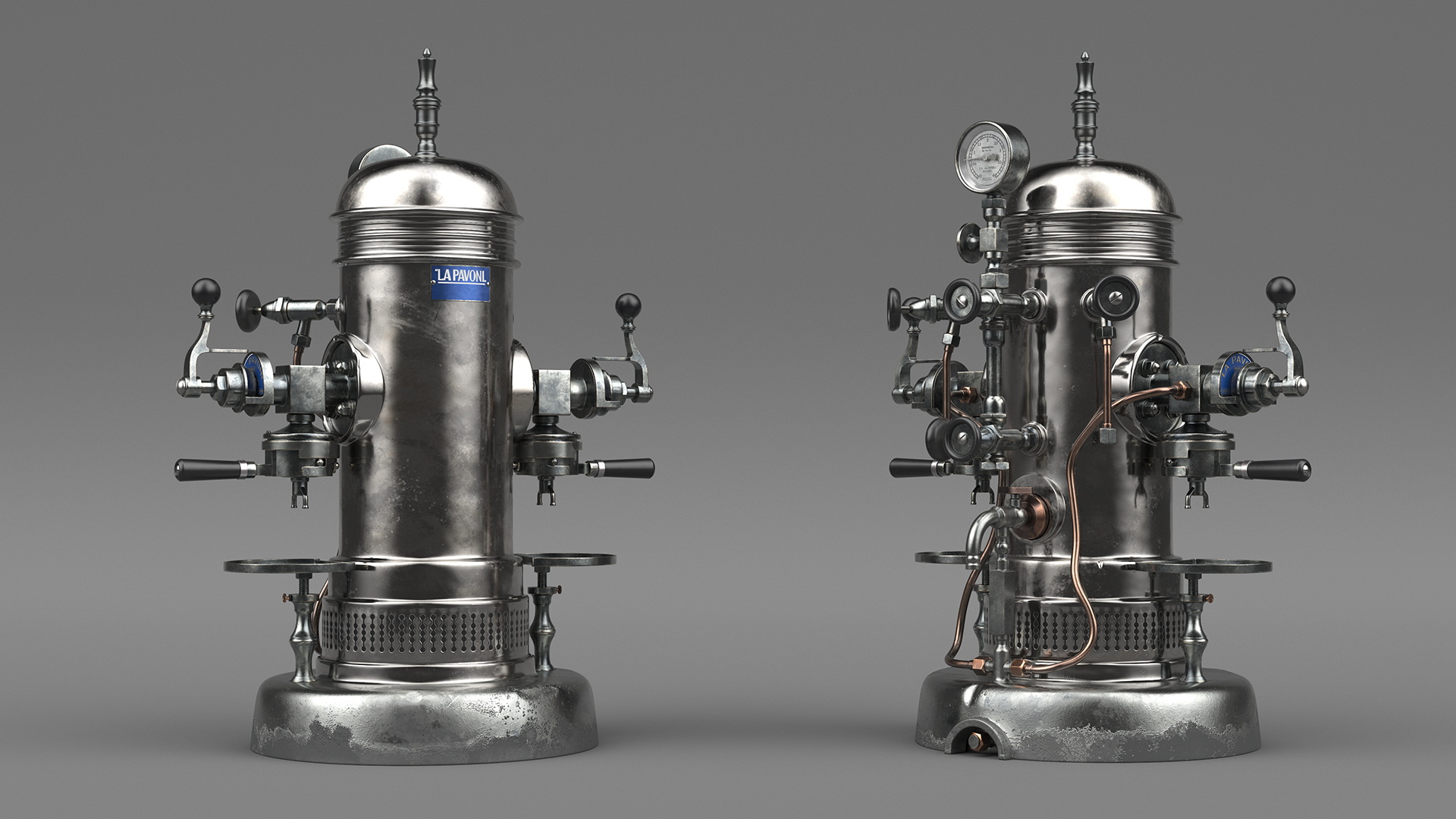 La Pavoni Vintage Espresso Machine 3D model