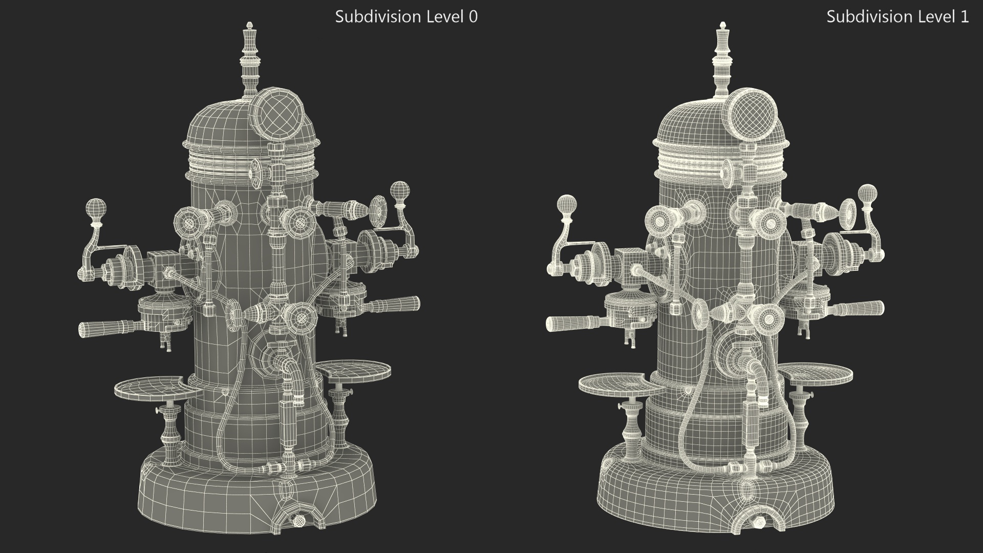 La Pavoni Vintage Espresso Machine 3D model