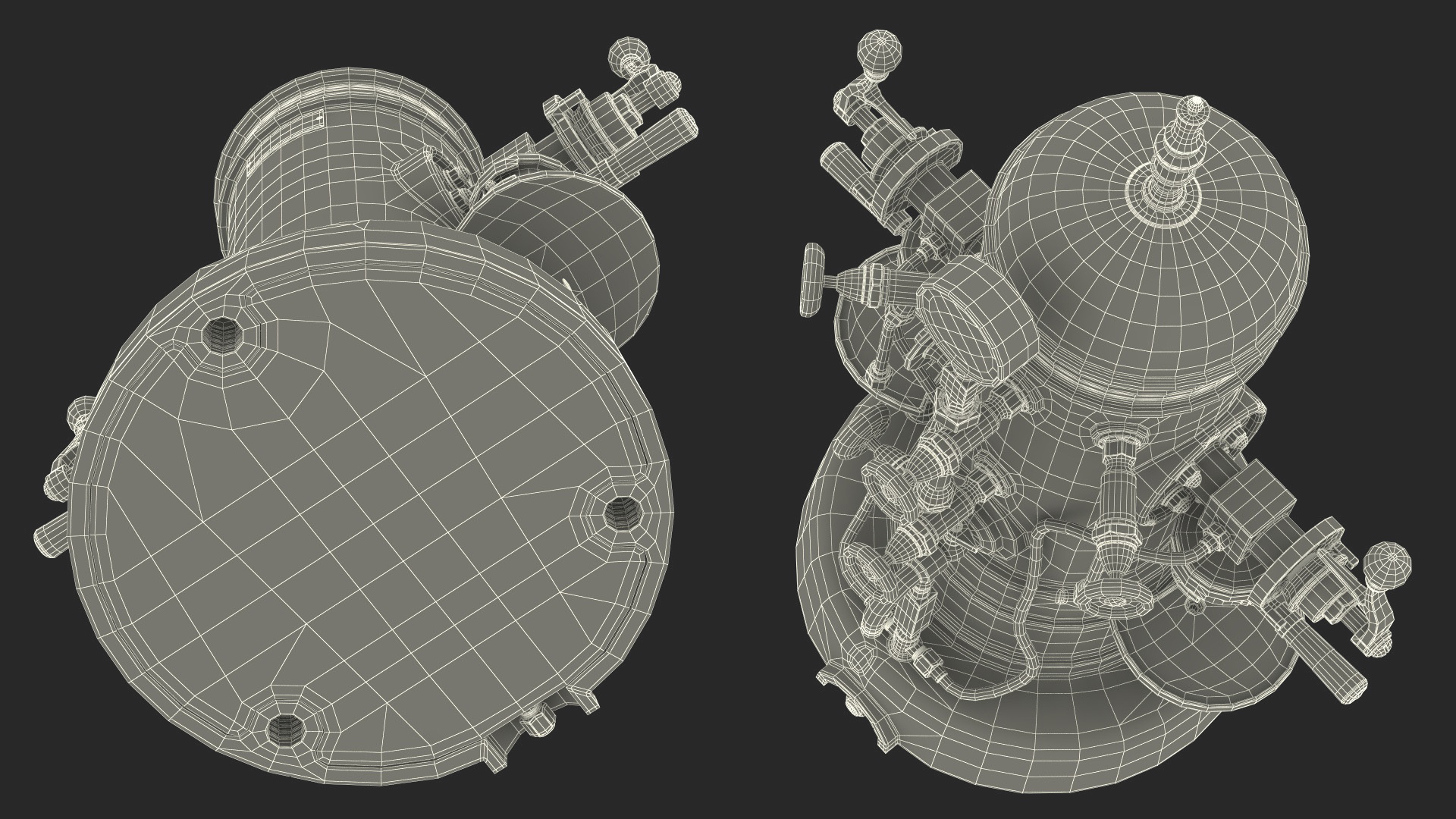 La Pavoni Vintage Espresso Machine 3D model