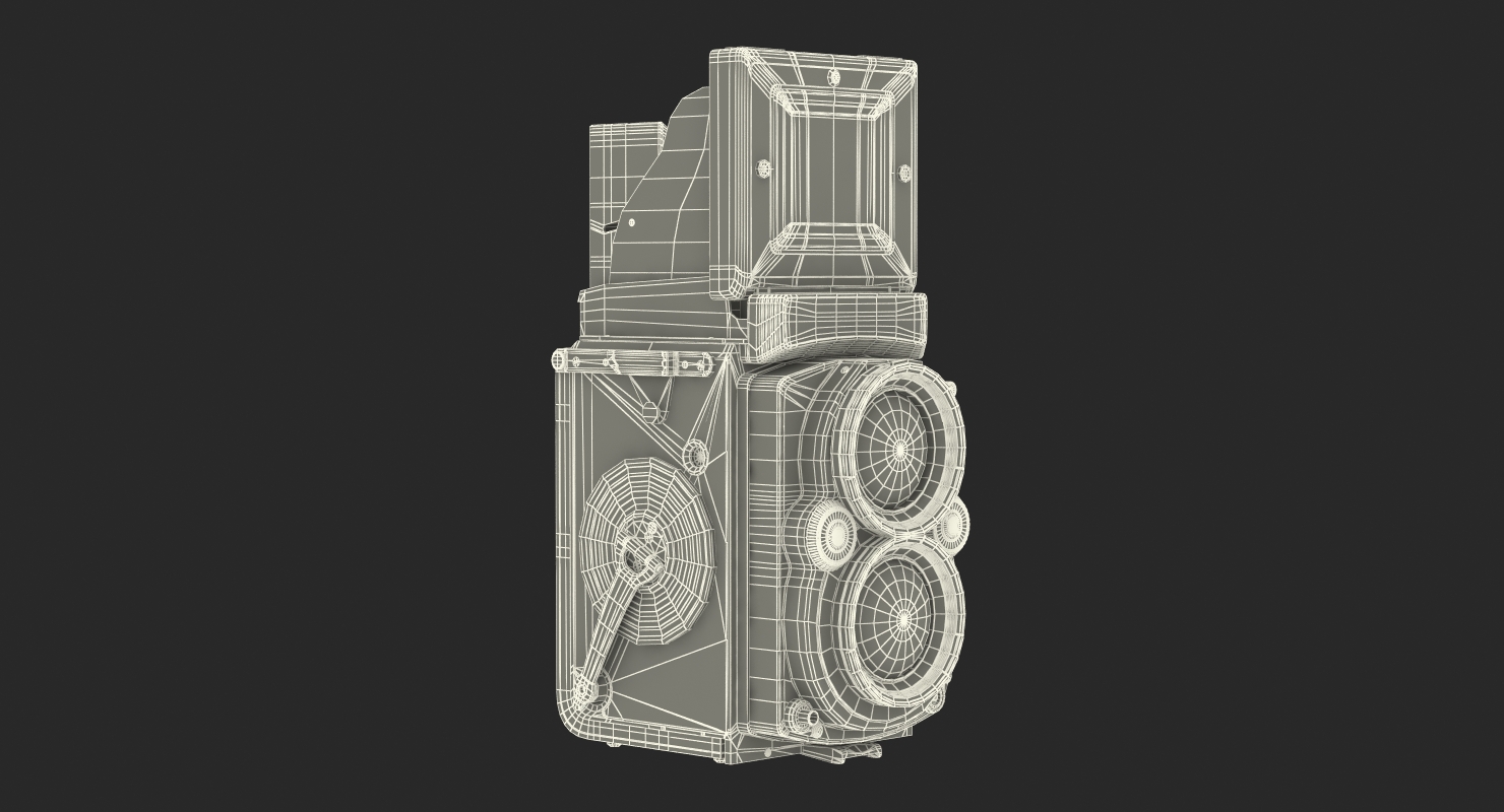 3D Old Twin Lens Camera Generic model