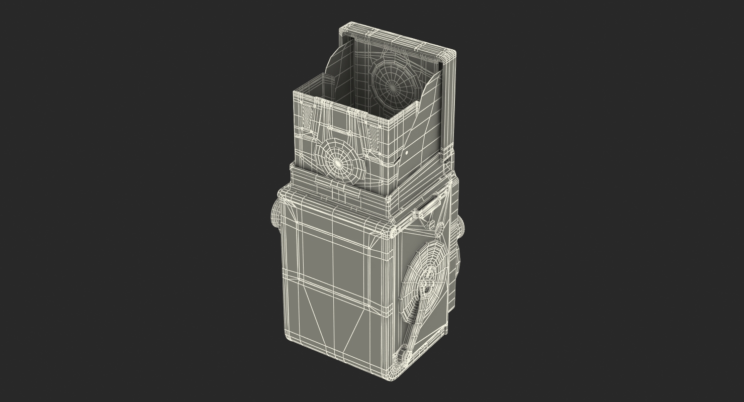 3D Old Twin Lens Camera Generic model