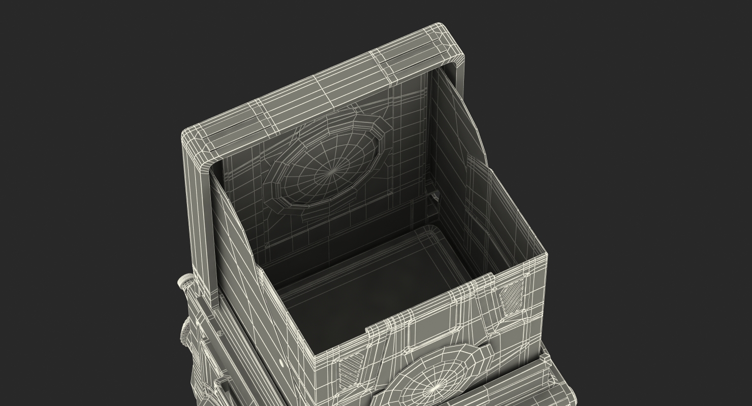 3D Old Twin Lens Camera Generic model