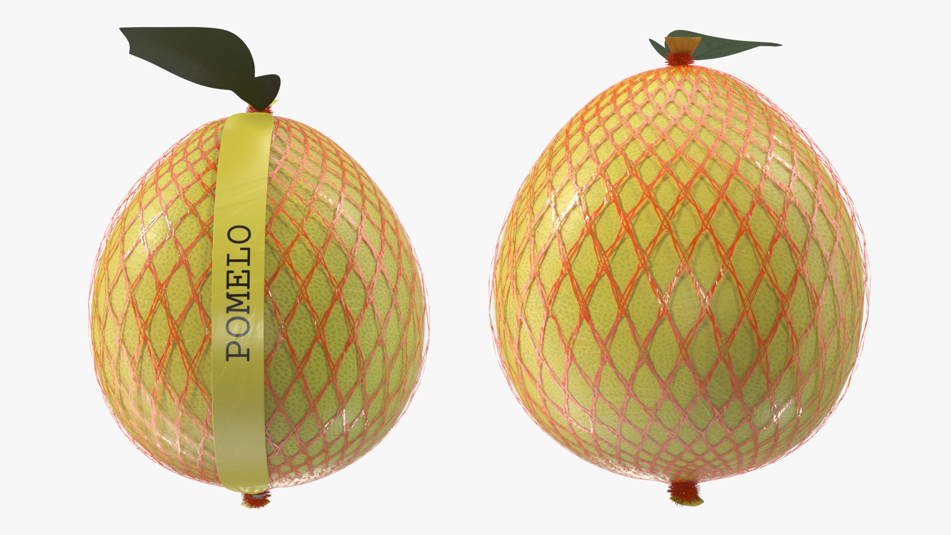 3D Package of Yellow Pomelo Fur model