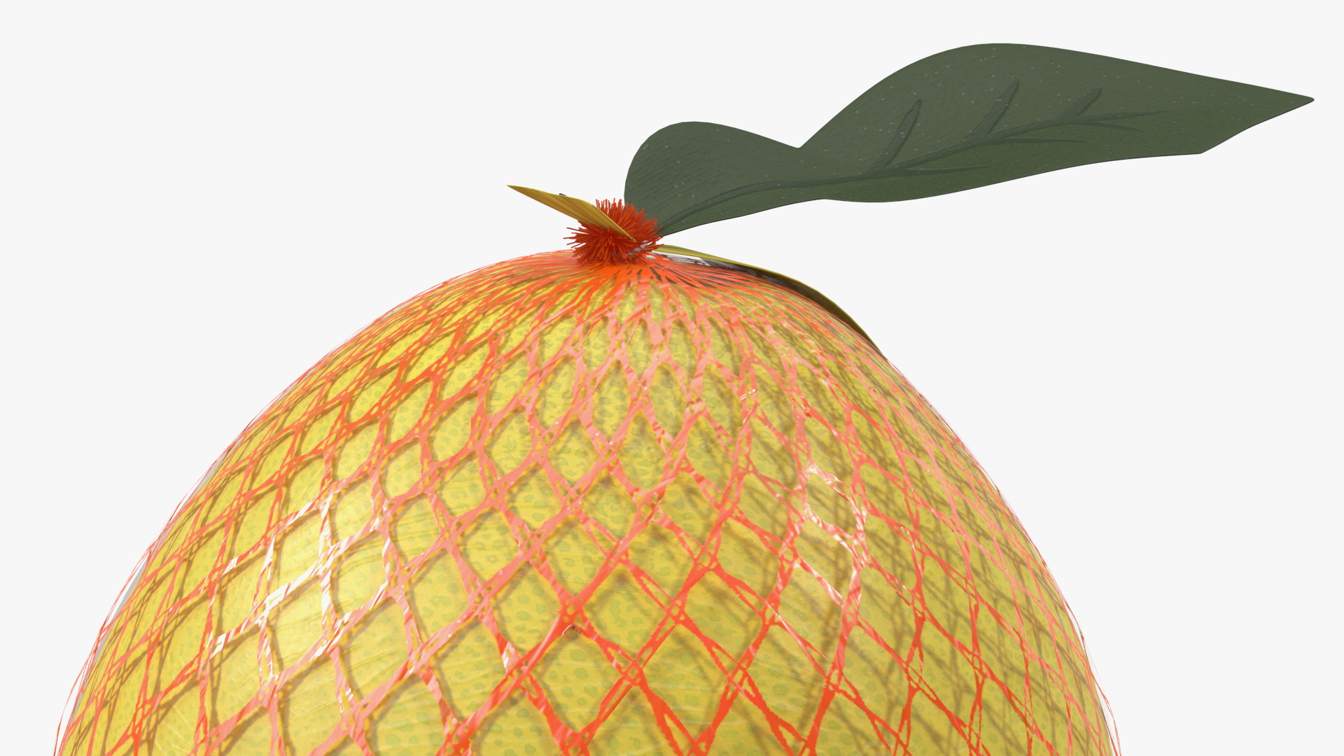 3D Package of Yellow Pomelo Fur model