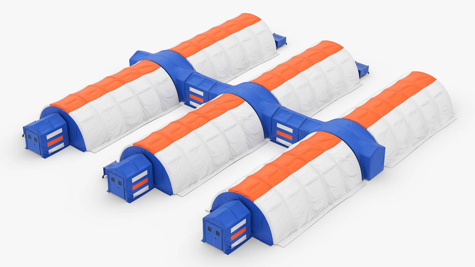 3D model Negative Pressure Isolation Hospital Shelters