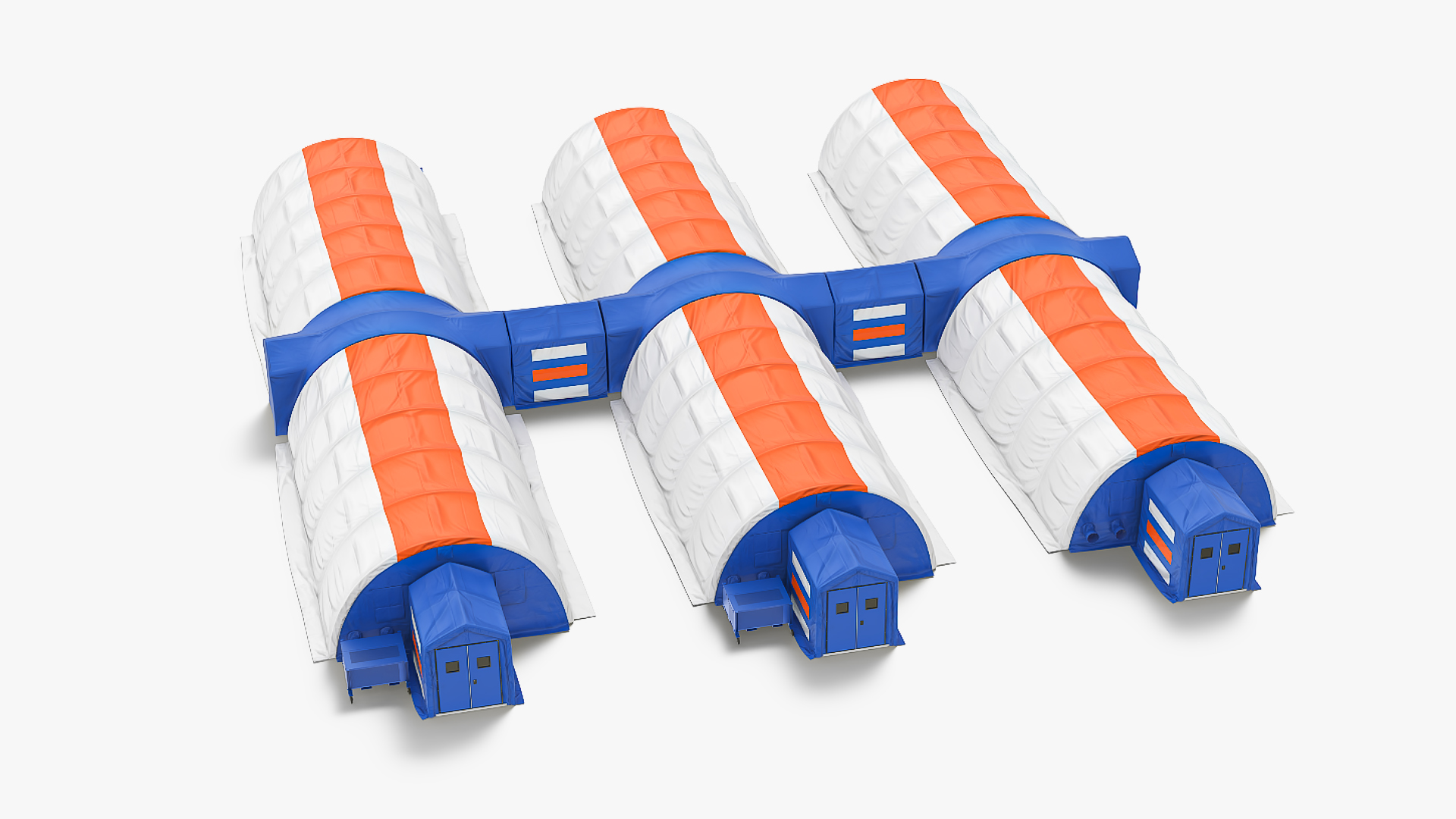 3D model Negative Pressure Isolation Hospital Shelters