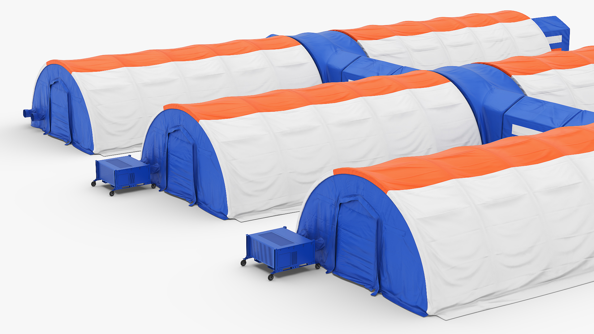3D model Negative Pressure Isolation Hospital Shelters