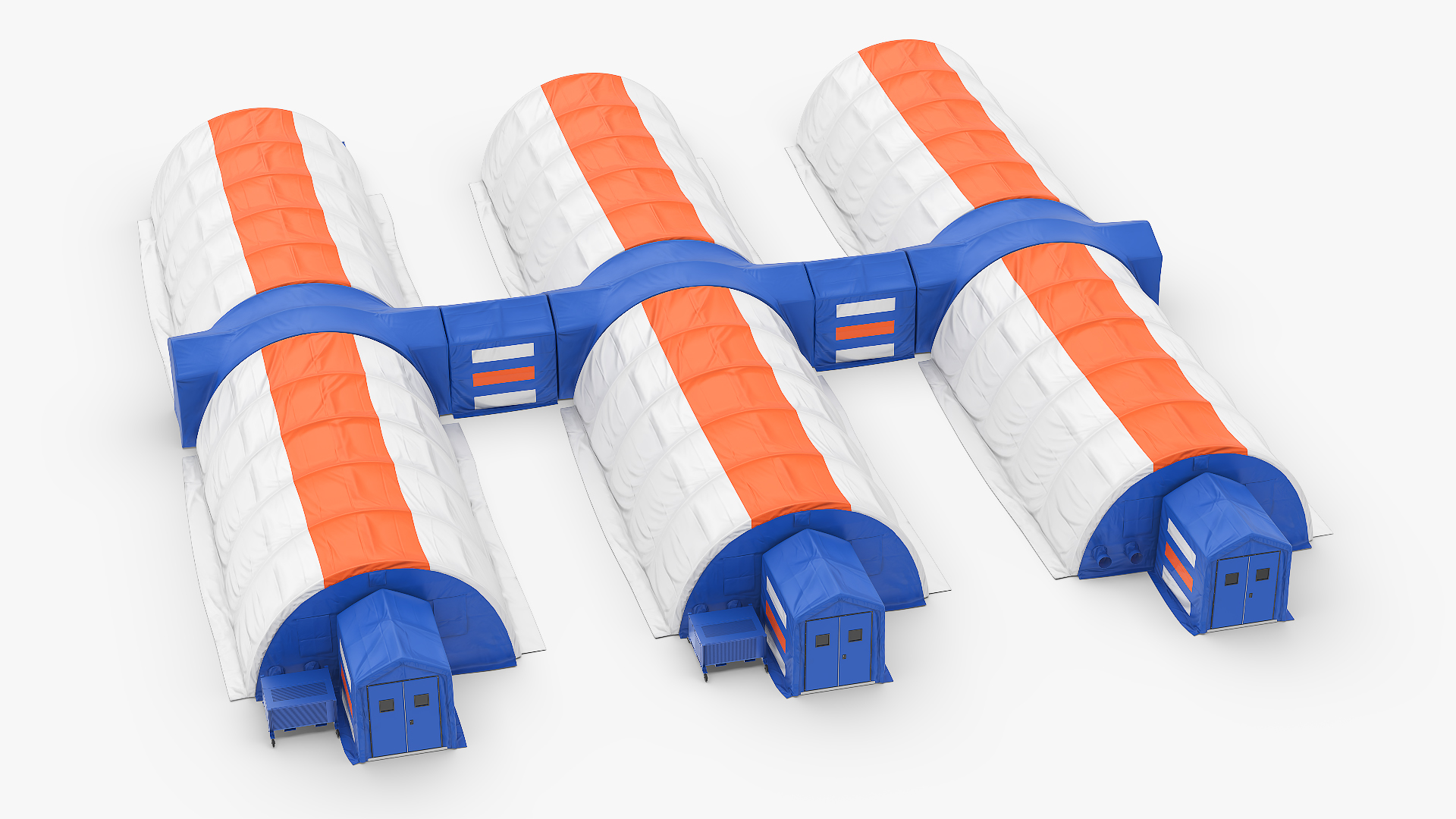 3D model Negative Pressure Isolation Hospital Shelters