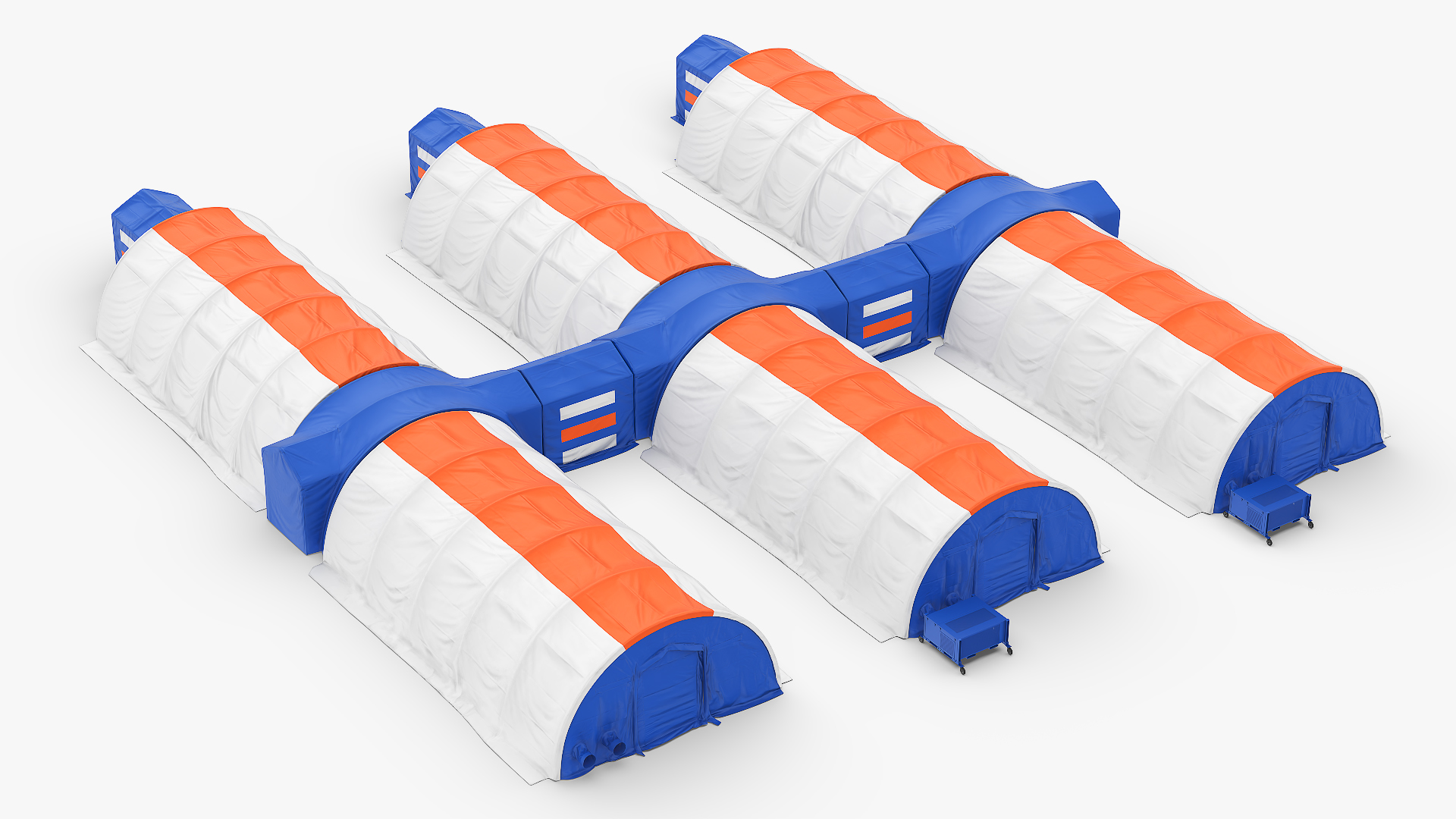 3D model Negative Pressure Isolation Hospital Shelters