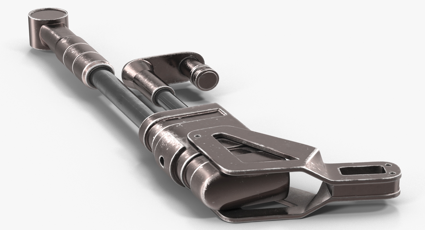 3D model Anodized Ram Hydraulic Cylinder 5 Sci Fi
