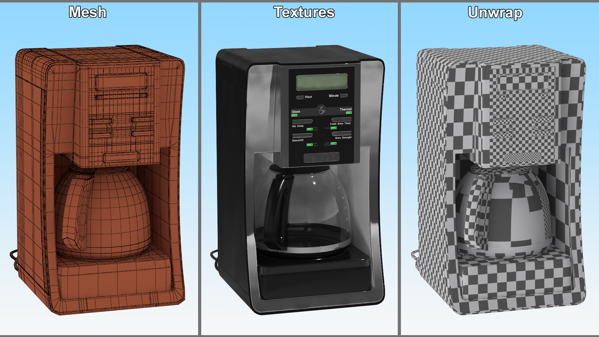 Drip Coffee Maker 3D