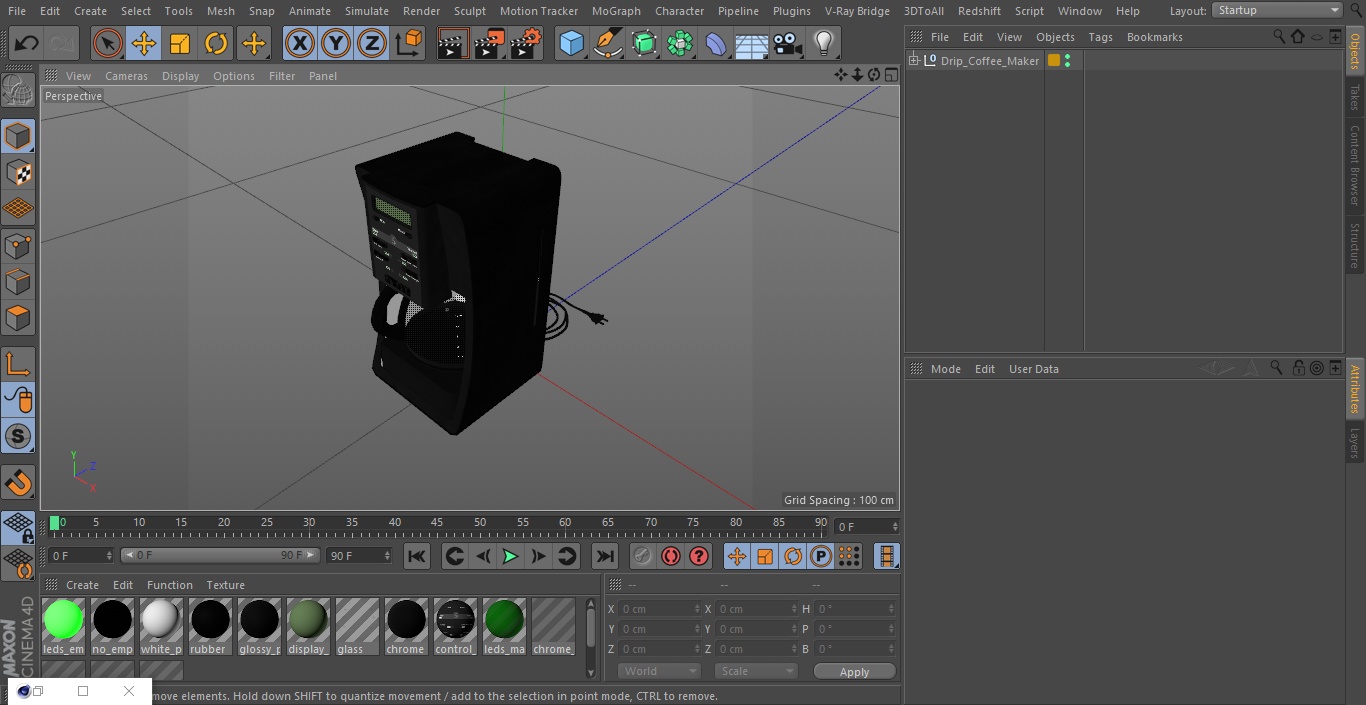 Drip Coffee Maker 3D
