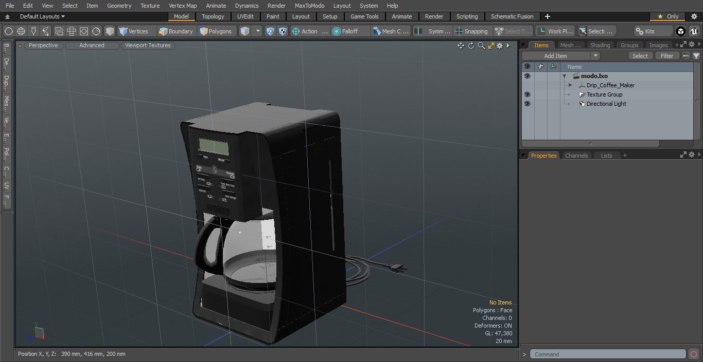 Drip Coffee Maker 3D