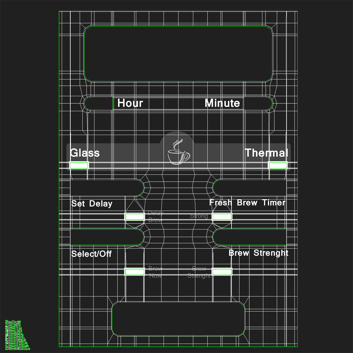 Drip Coffee Maker 3D