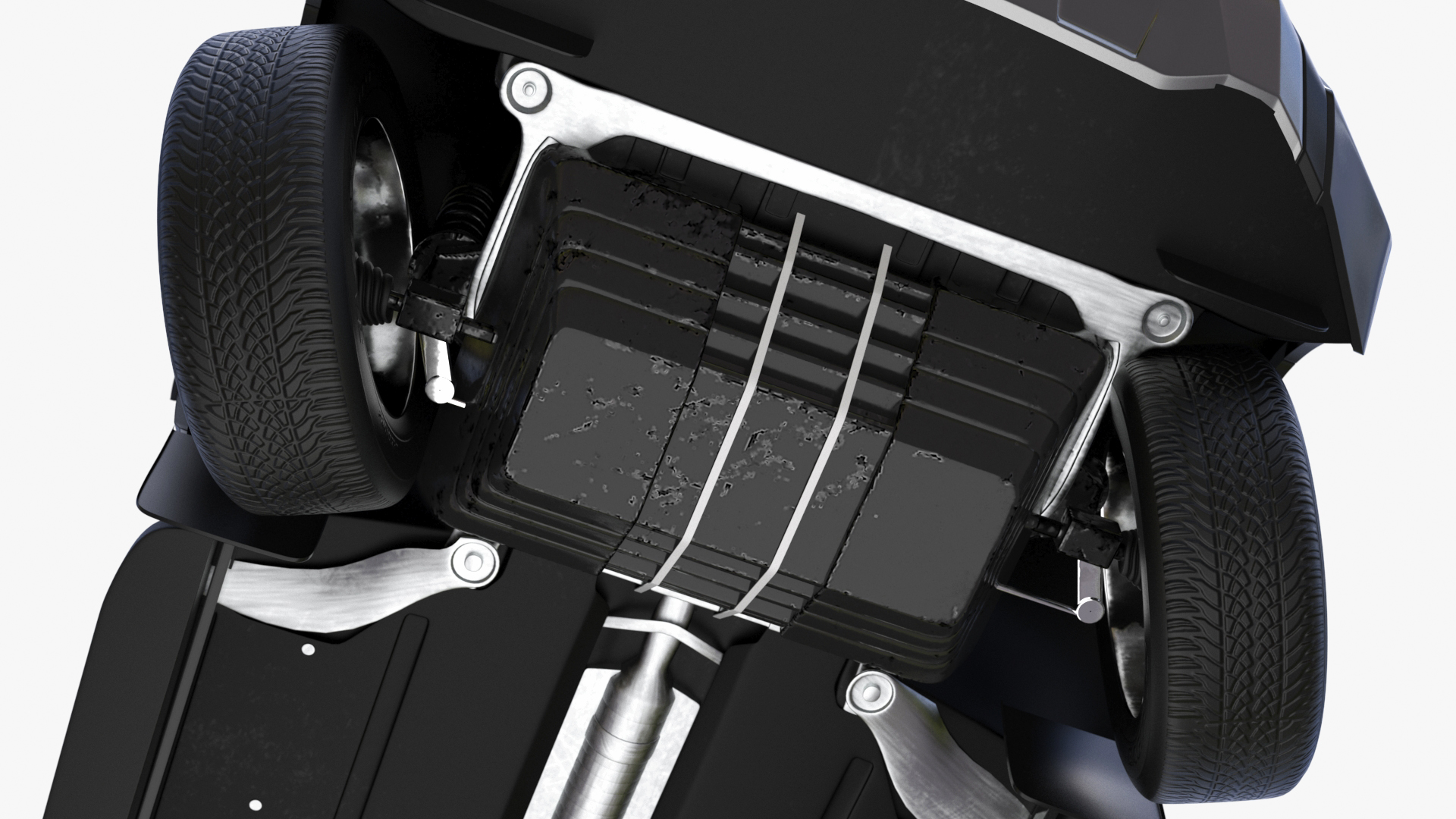 3D model Toyota Hilux 2022 Black Rigged
