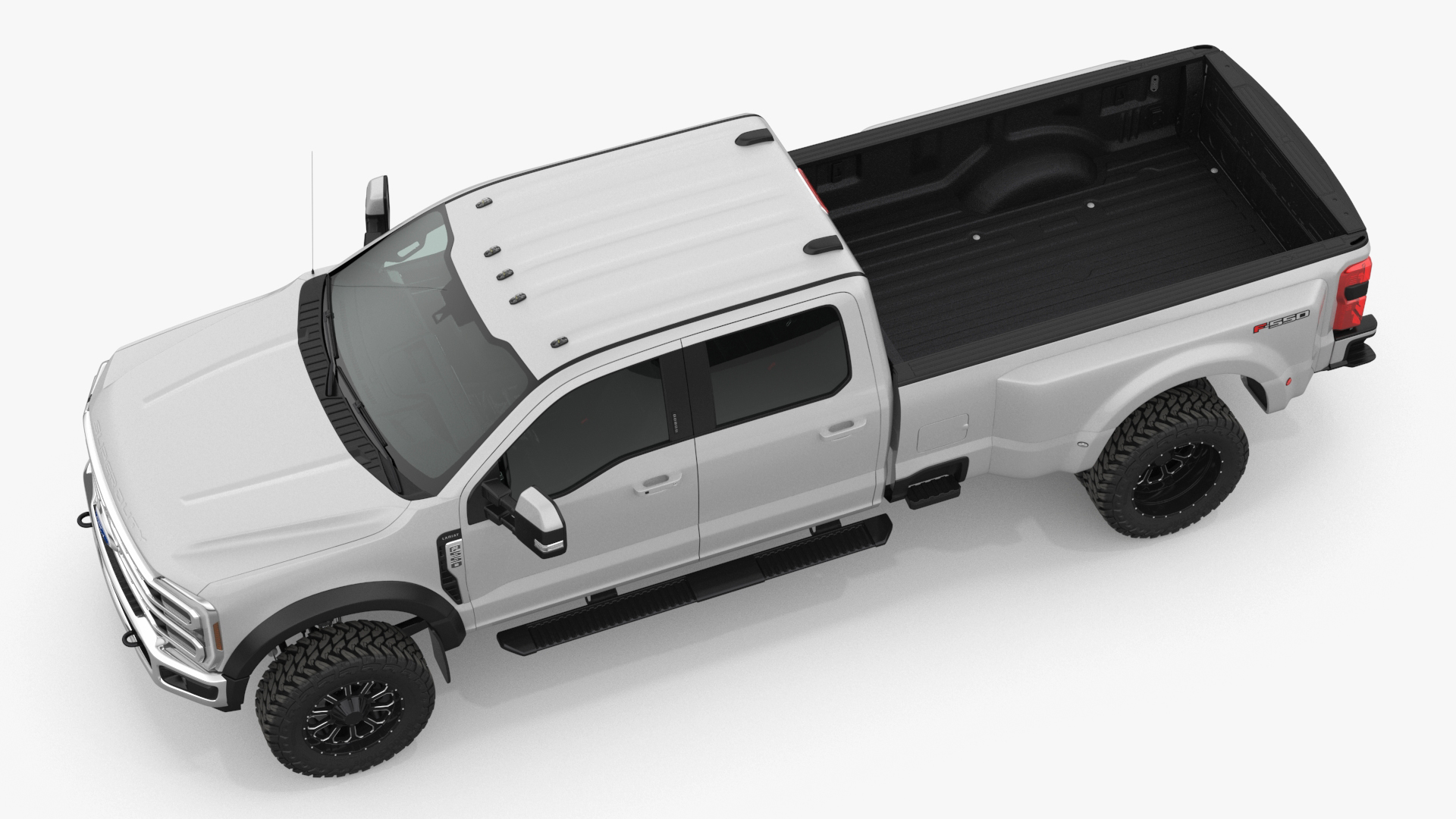 Ford Super Duty F-550 Lariat 2023 Lift Kit Gray 3D