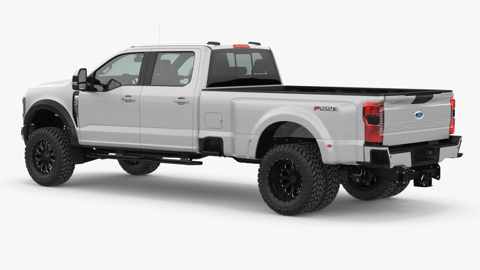 Ford Super Duty F-550 Lariat 2023 Lift Kit Gray 3D