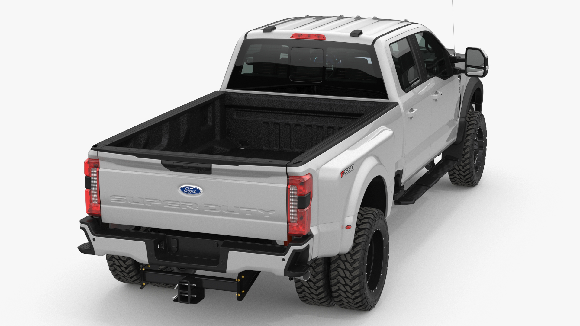 Ford Super Duty F-550 Lariat 2023 Lift Kit Gray 3D