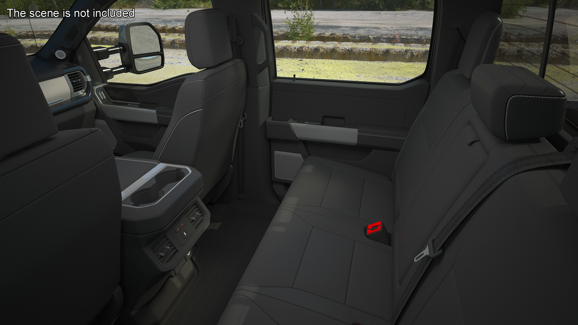 Ford Super Duty F-550 Lariat 2023 Lift Kit Gray 3D