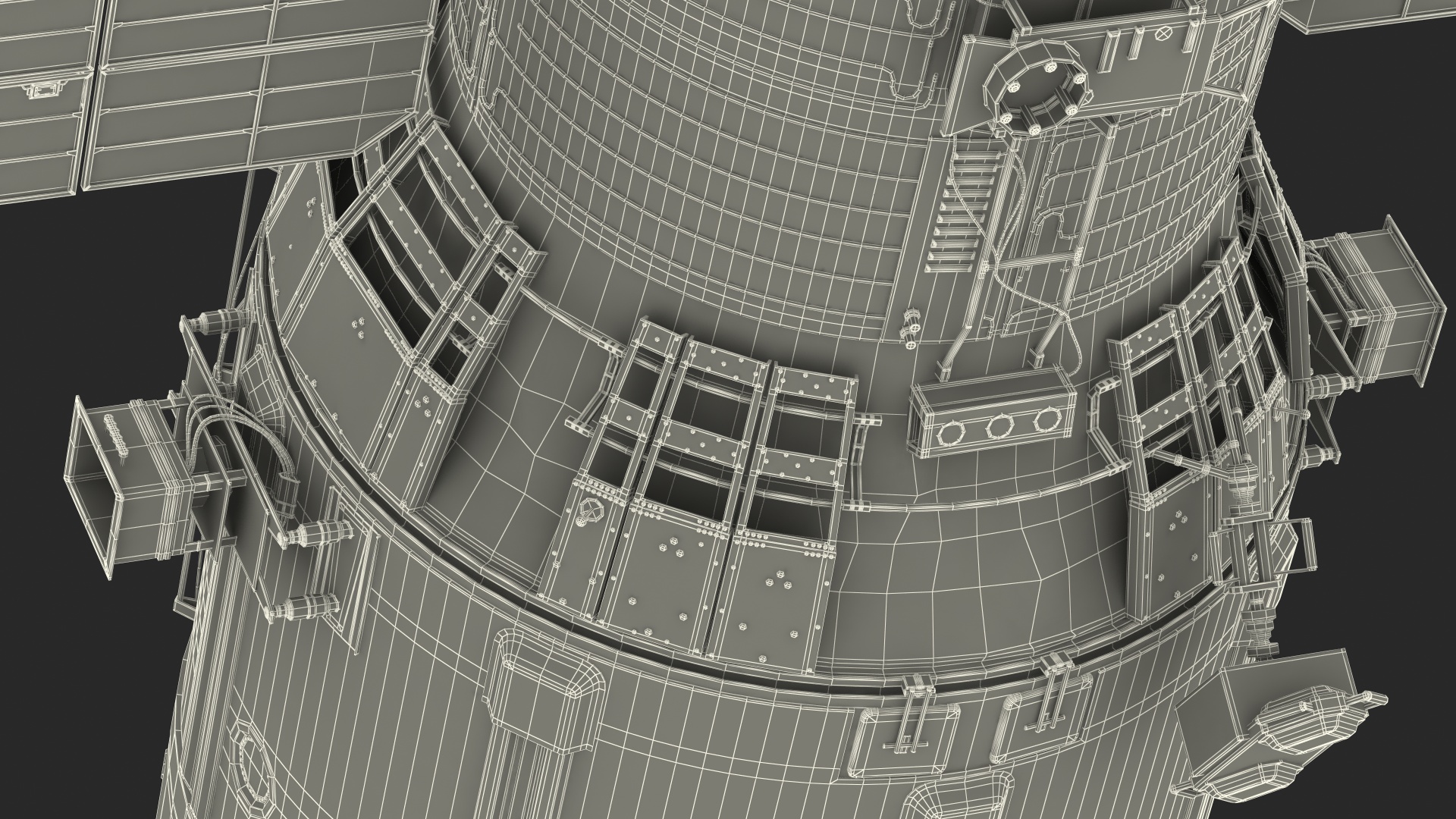 3D model ISS Zvezda Service Module