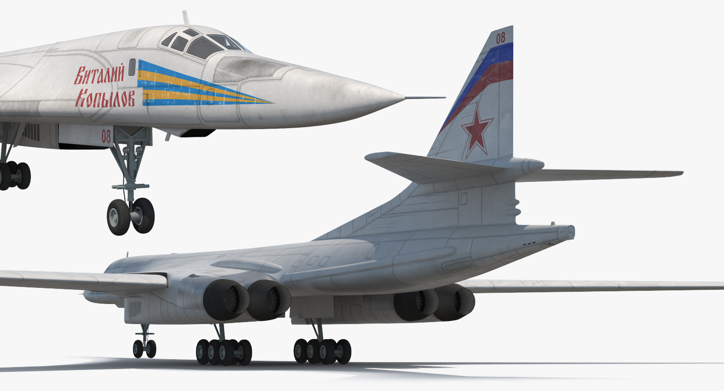 3D Strategic Bomber Tupolev Tu 160 Blackjack
