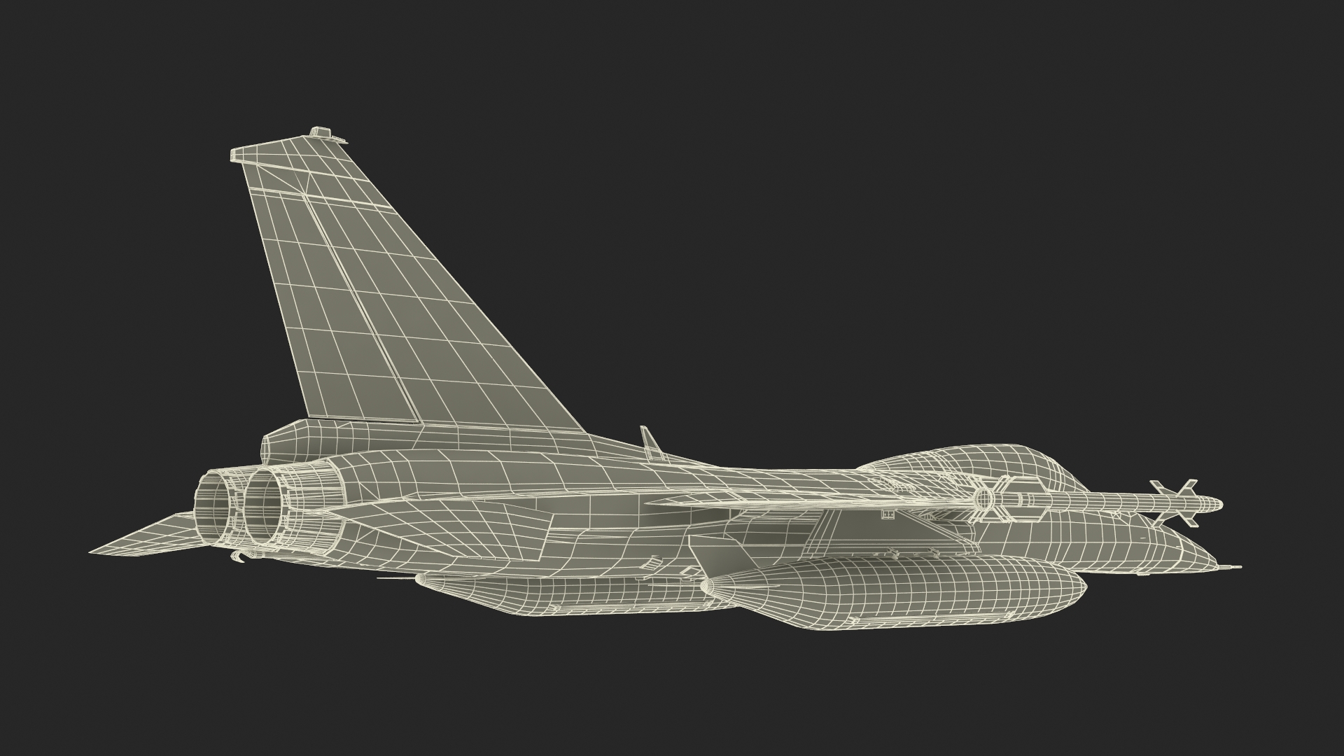 3D Combat Fighter Jet with Pilot on Board in Flight model
